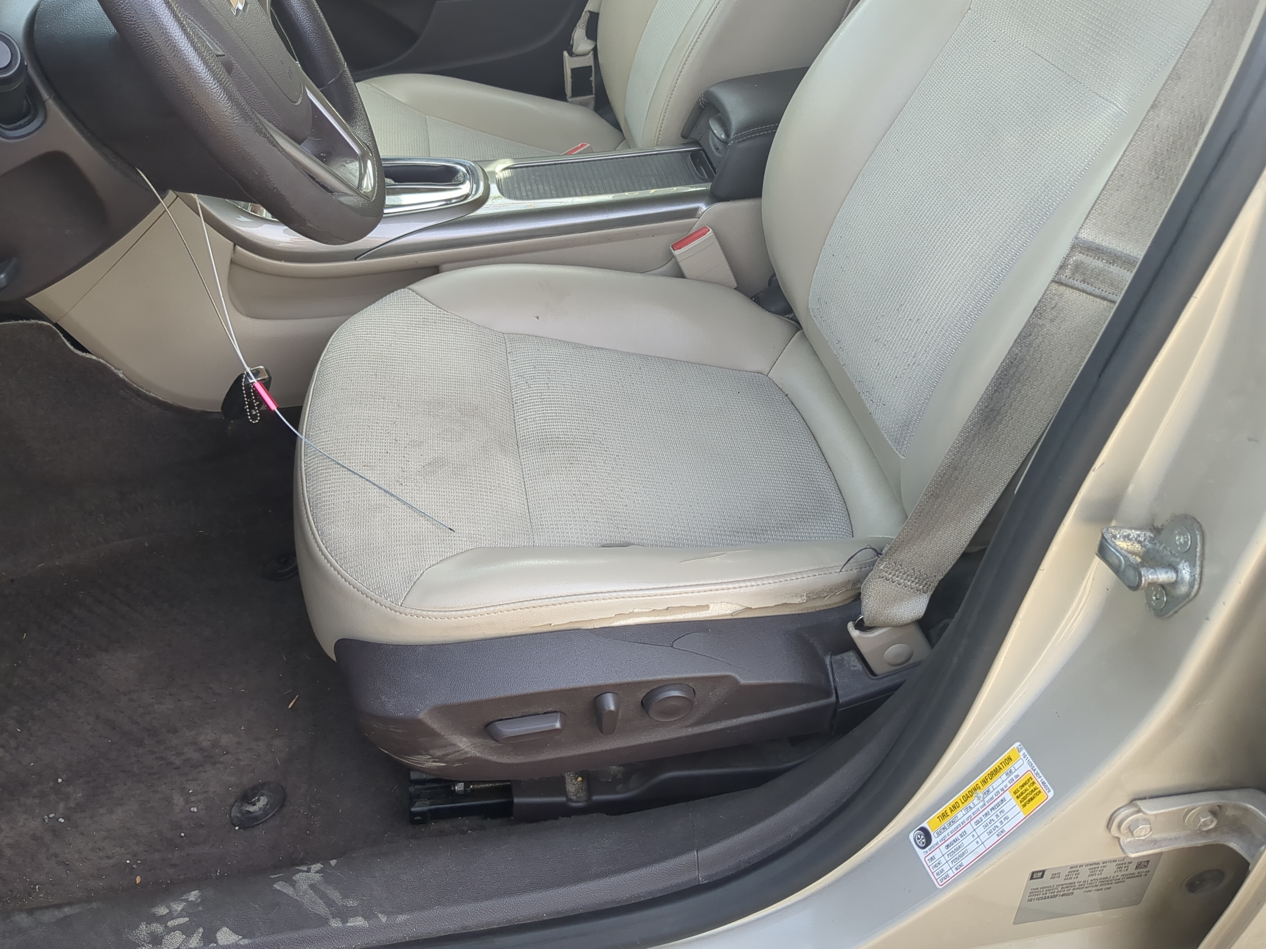 2013-2013 Chevrolet Malibu Driver Front Seat Oem 1182349 - Oemusedautoparts1.com
