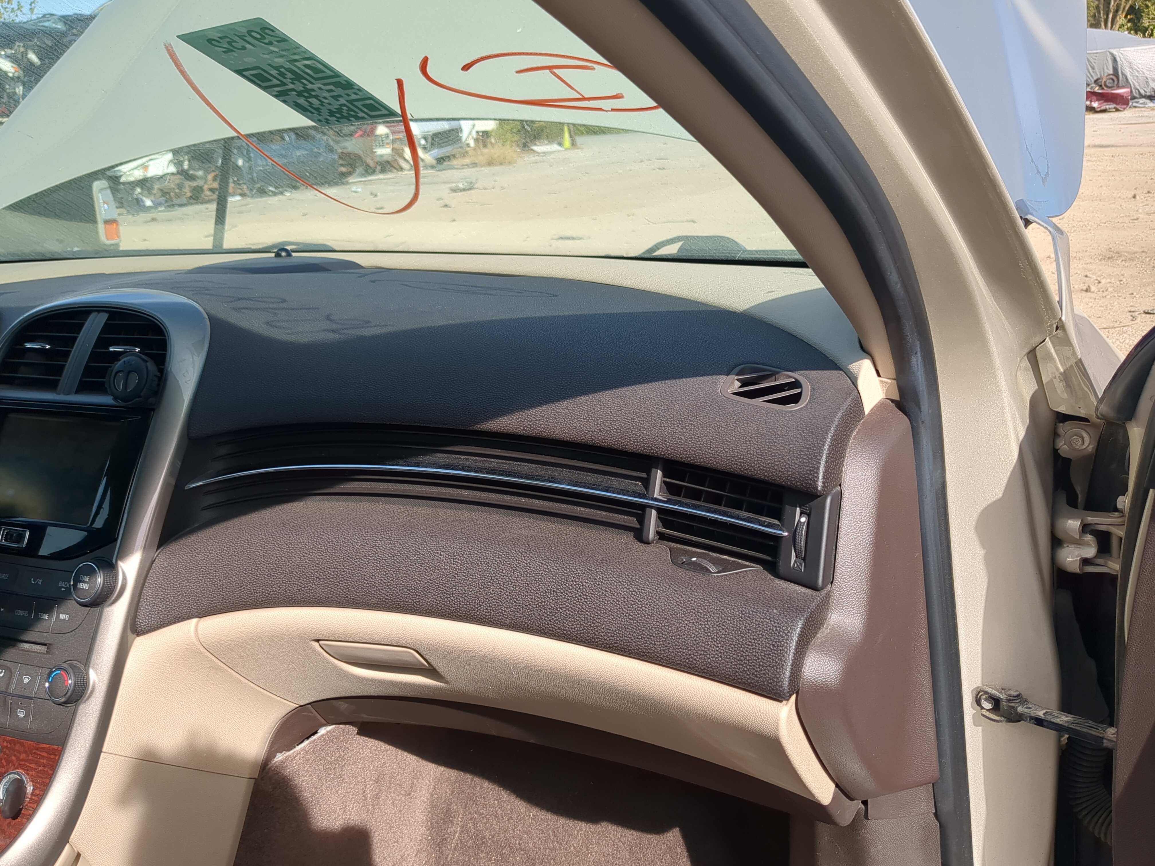 2013-2016 Chevrolet Malibu Air Bag Passenger Right Dashboard Oem 1182382 - Oemusedautoparts1.com