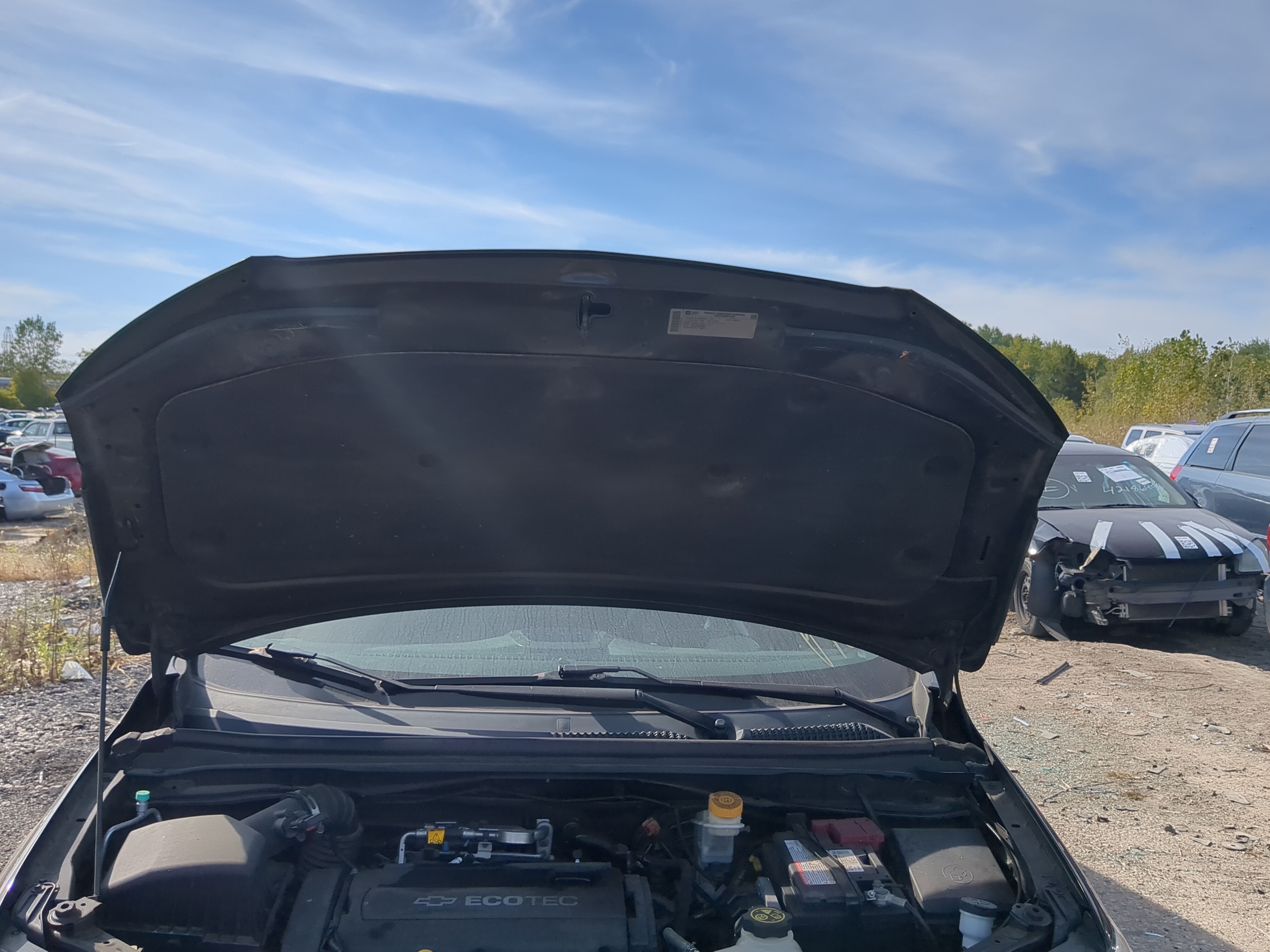 2012-2016 Chevrolet Sonic Hood Oem 1182478 - Oemusedautoparts1.com