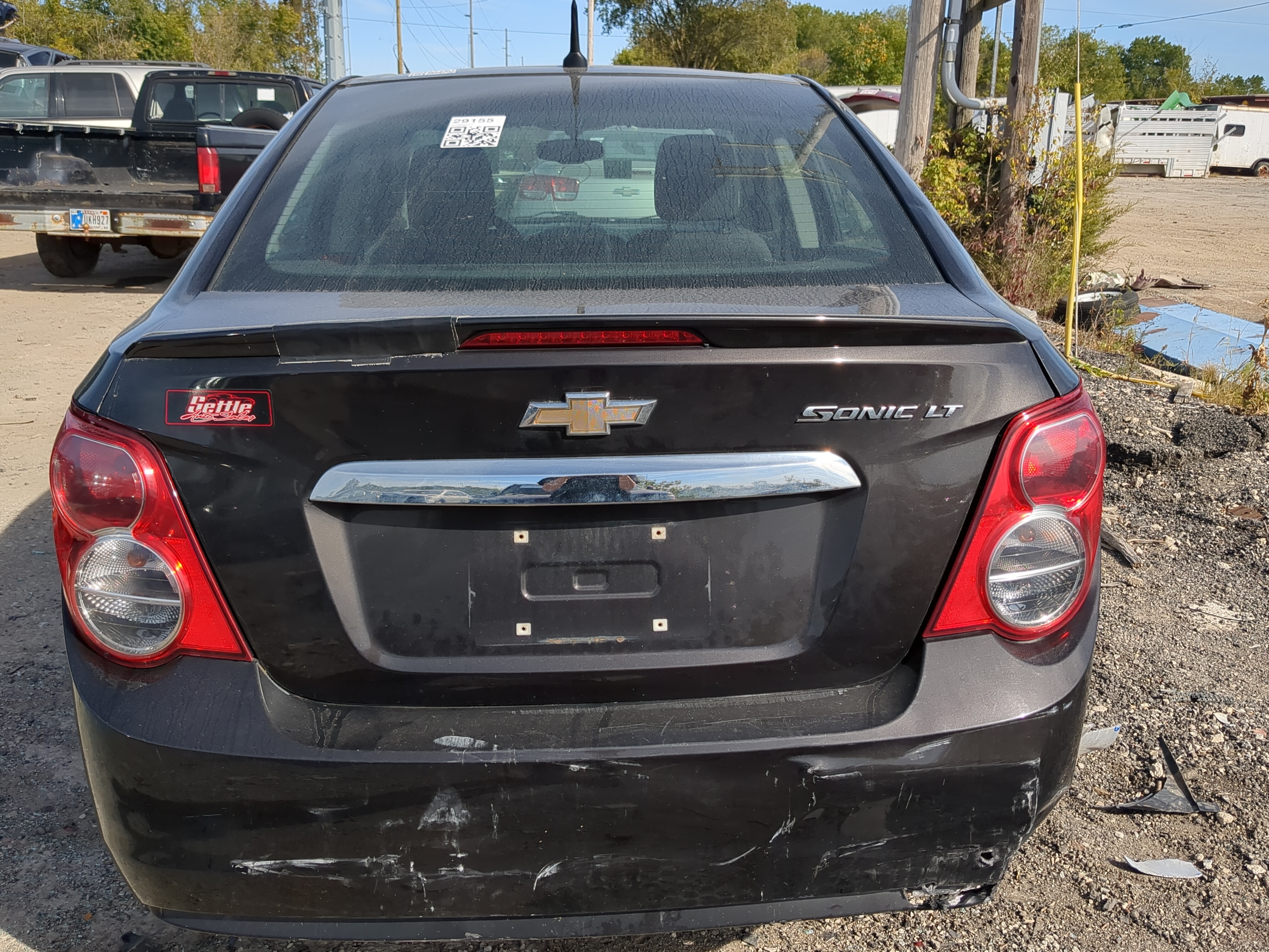 2012-2018 Chevrolet Sonic Trunk/decklid/hatch/tailgate Oem 1182575 - Oemusedautoparts1.com