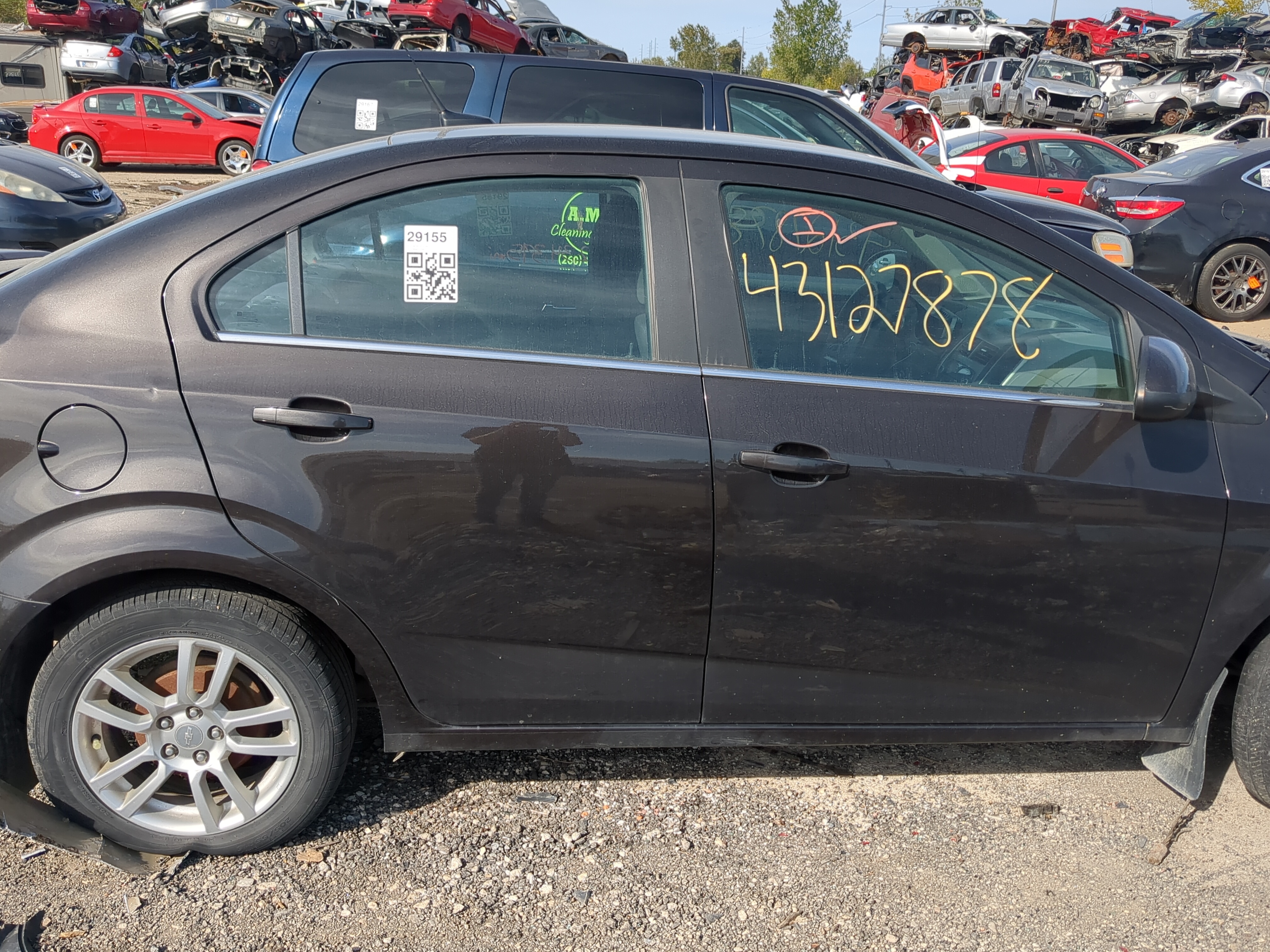 2012-2019 Chevrolet Sonic Passenger Rear Door Oem 1182576 - Oemusedautoparts1.com