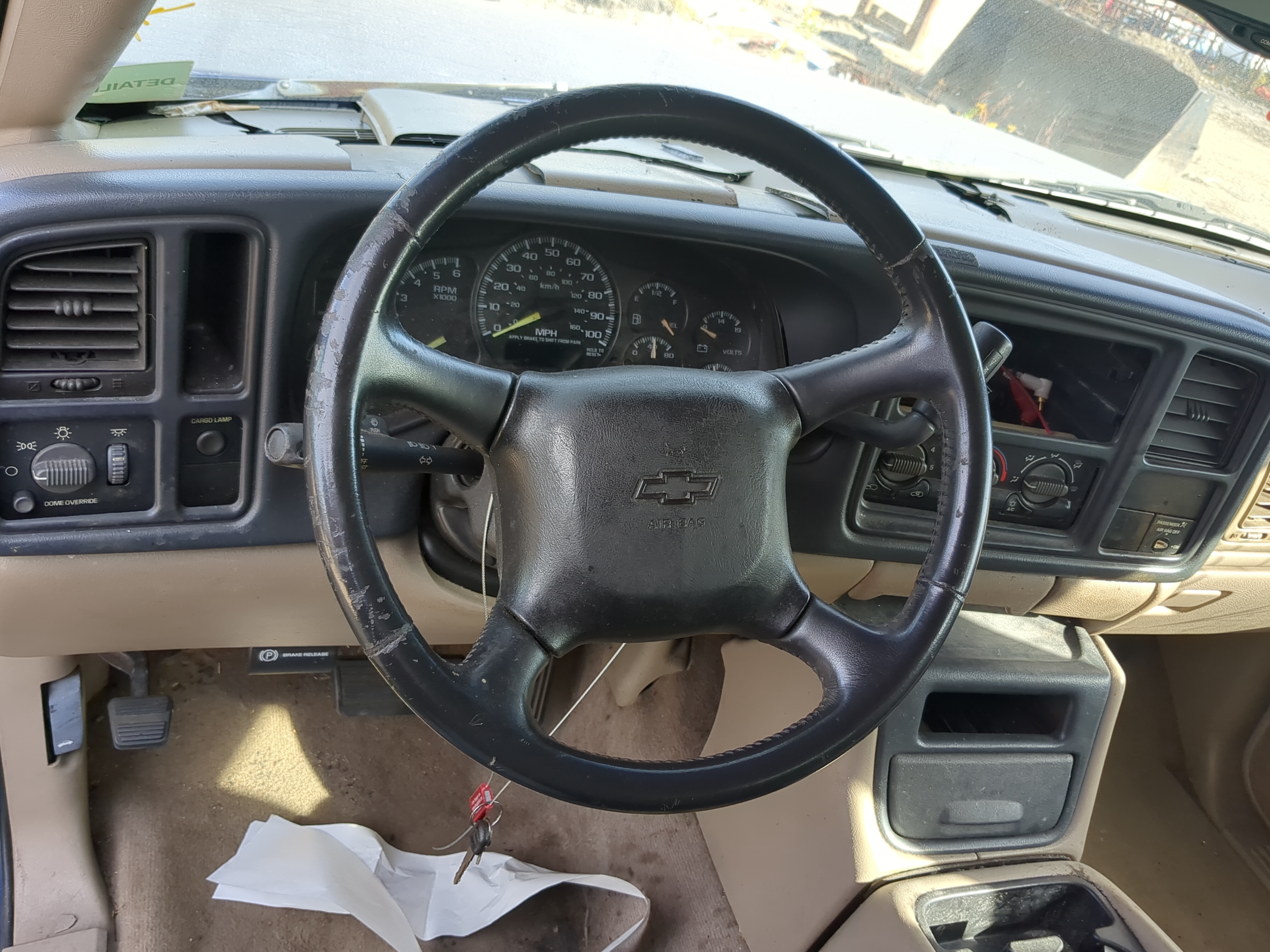2001 Chevrolet Silverado 1500 Air Bag Driver Left Steering Wheel Mounted 1182601 - Oemusedautoparts1.com