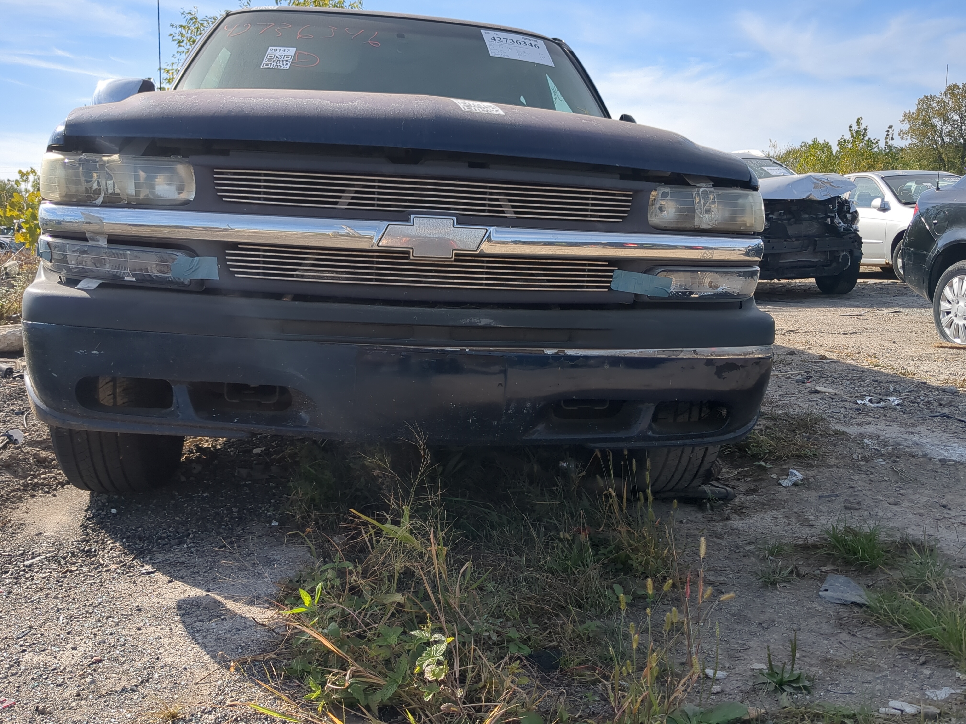 1999-2002 Chevrolet Silverado 1500 Front Bumper - Oem 1182710 - Oemusedautoparts1.com