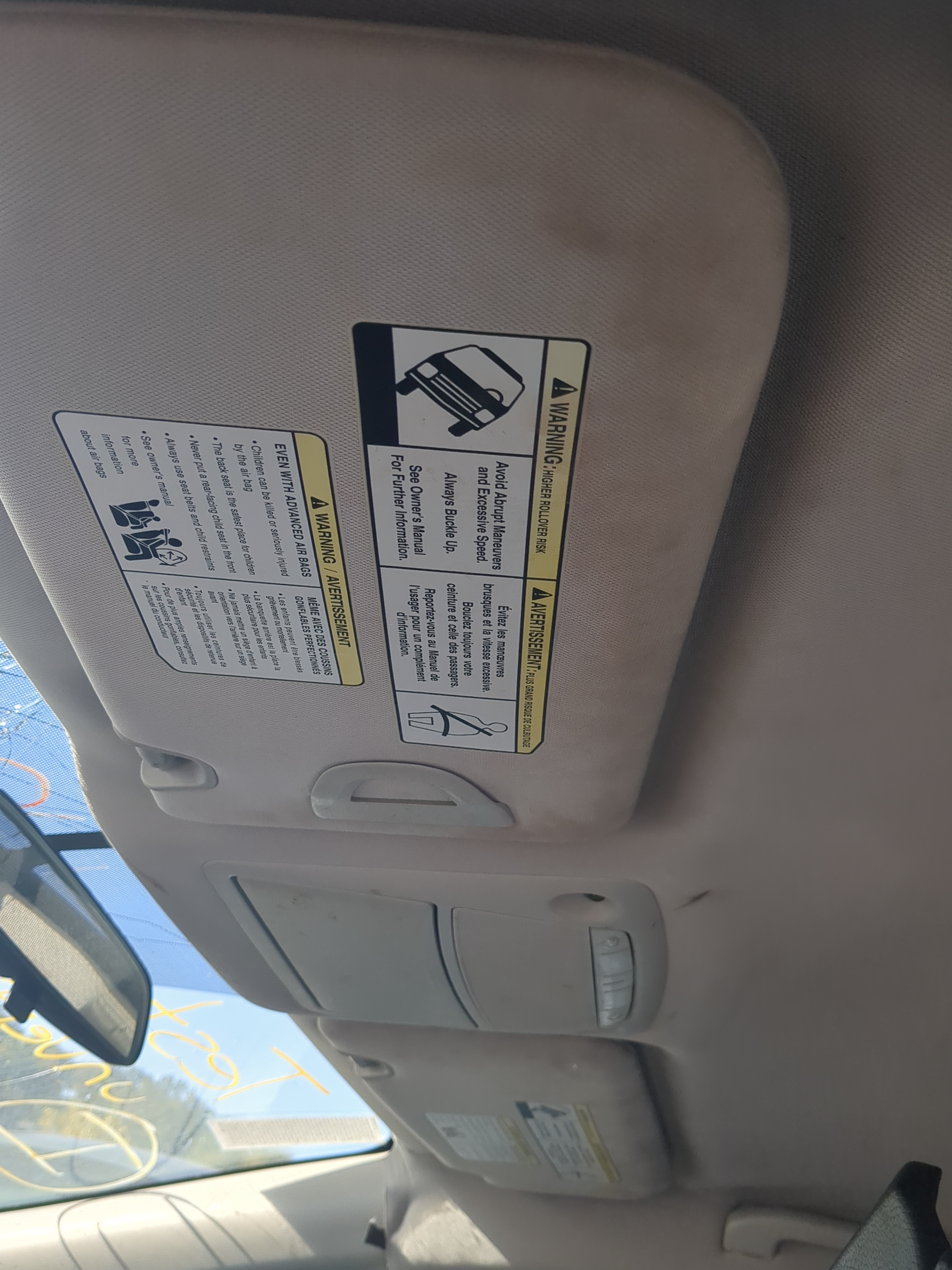 2014-2017 Nissan Rogue Driver Sun Visor Mirror Left Sunvisor 1183049 - Oemusedautoparts1.com