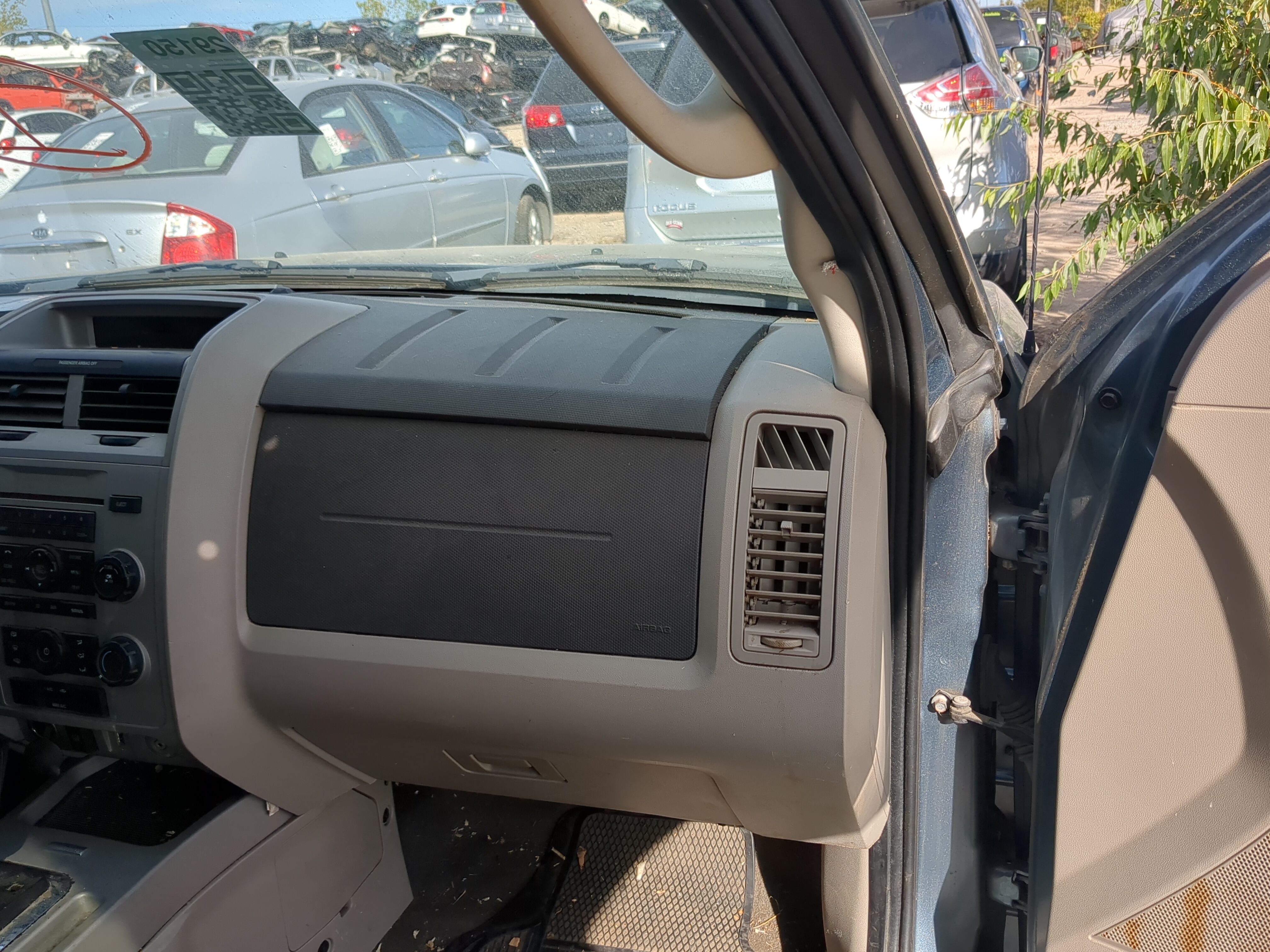 2008-2012 Ford Escape Air Bag Passenger Right Dashboard Oem 1183239 - Oemusedautoparts1.com