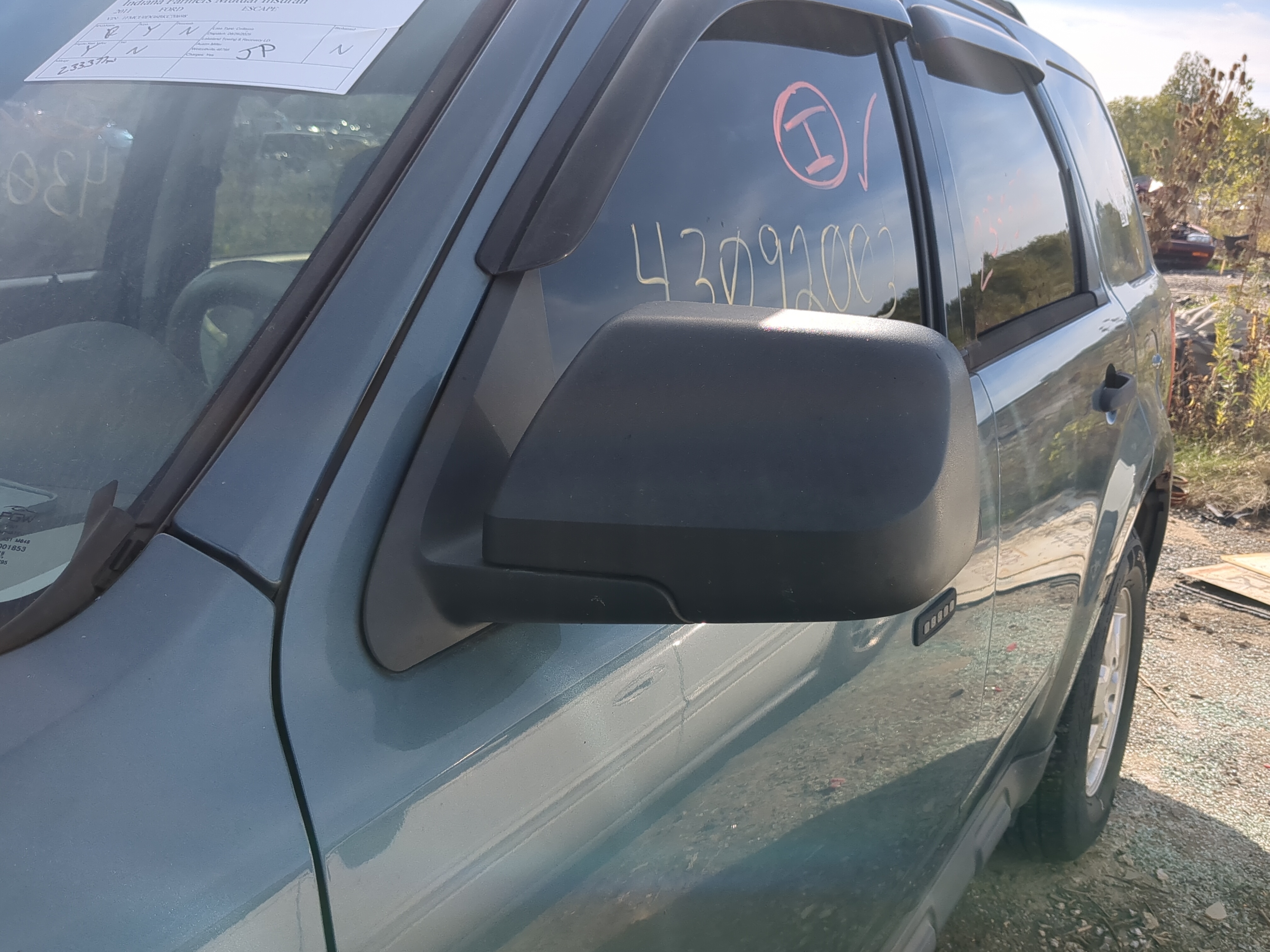 Picture of 2010-2012 Ford Escape Driver Left Side View Power Door Mirror 1183283