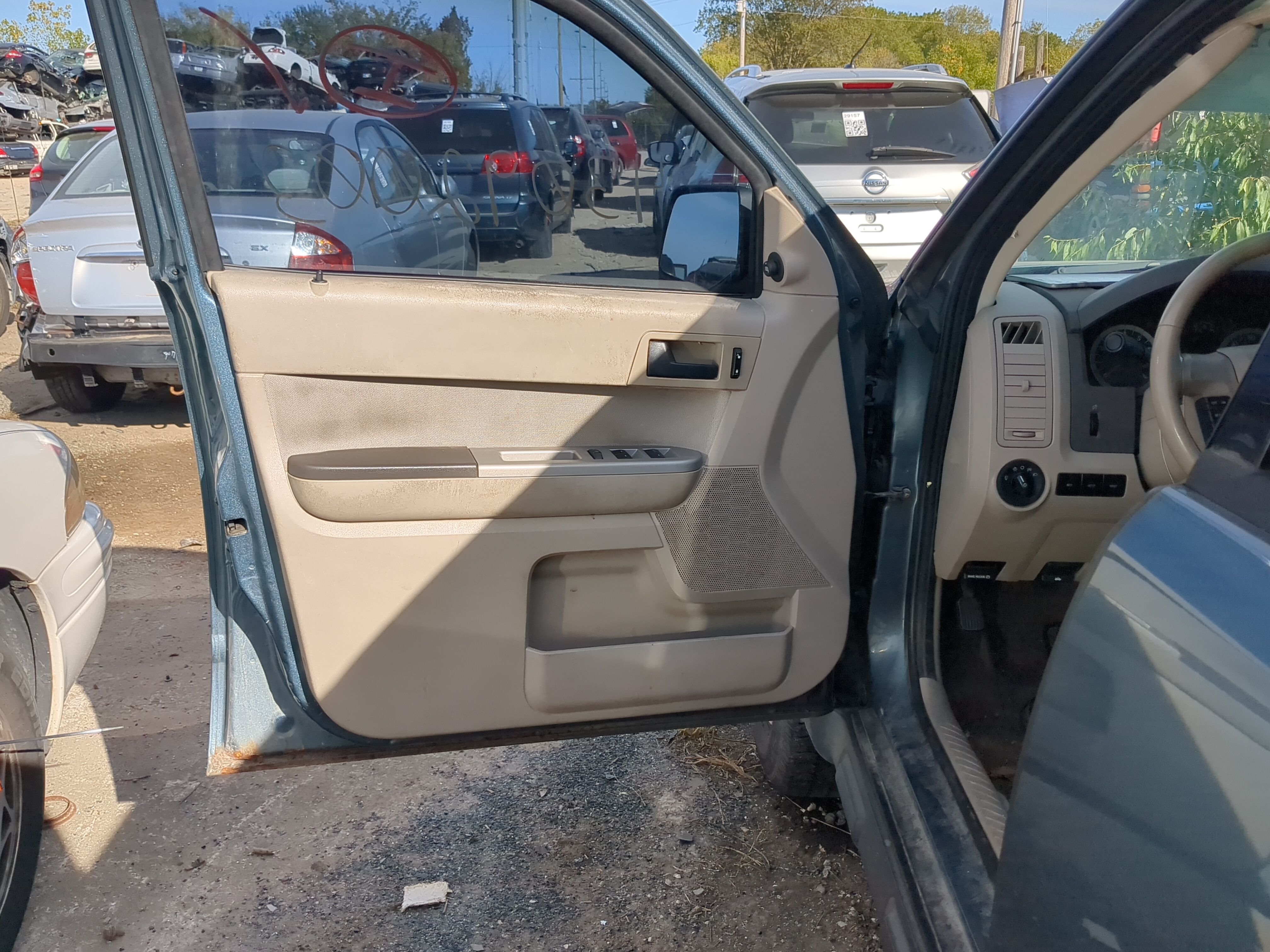 2011 Ford Escape Front Left Driver Interior Door Panel Trim 1183334 - Oemusedautoparts1.com