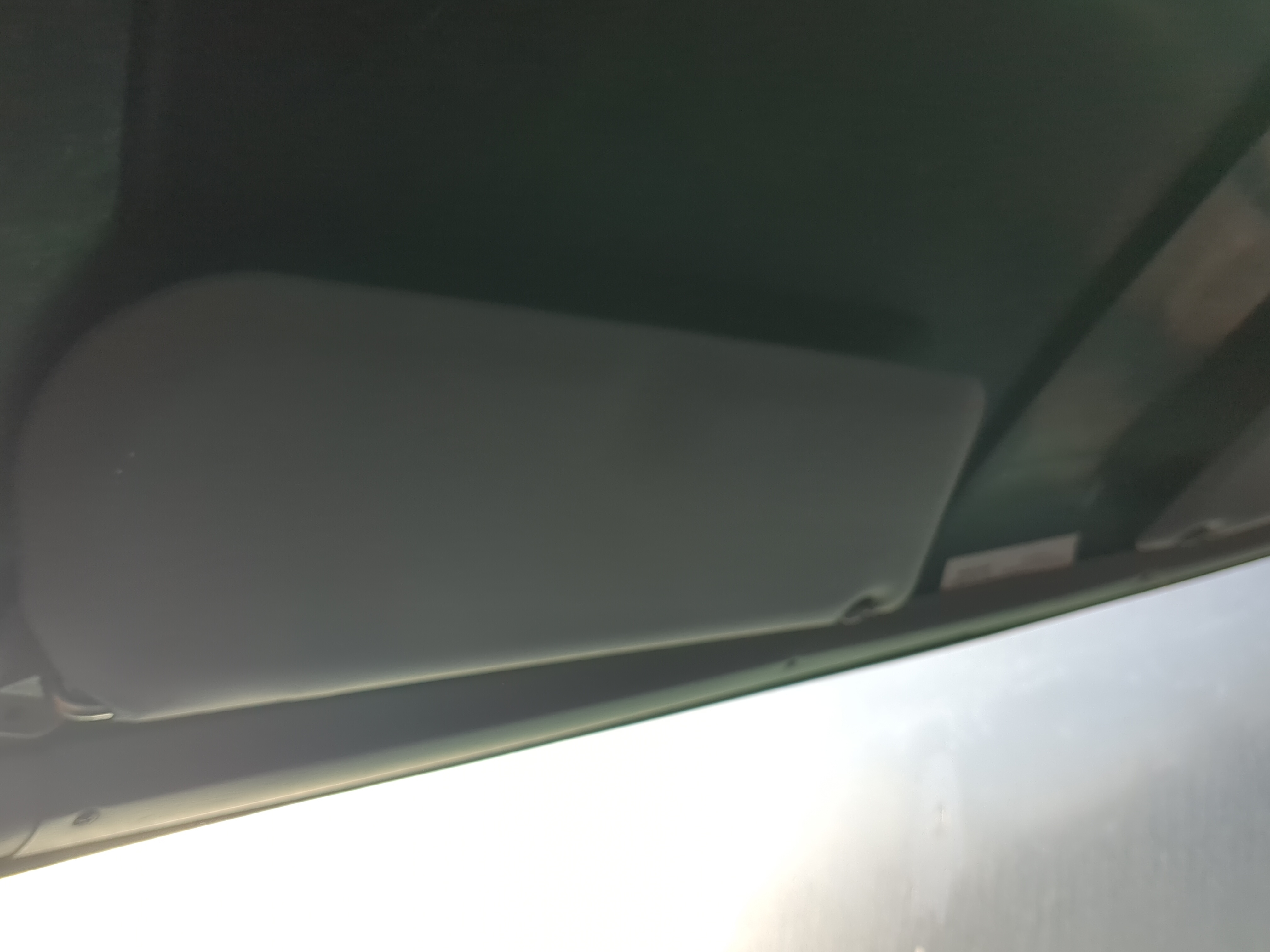 1996 Ford F-150 Driver Sun Visor Mirror Left Sunvisor 1184061 - Oemusedautoparts1.com