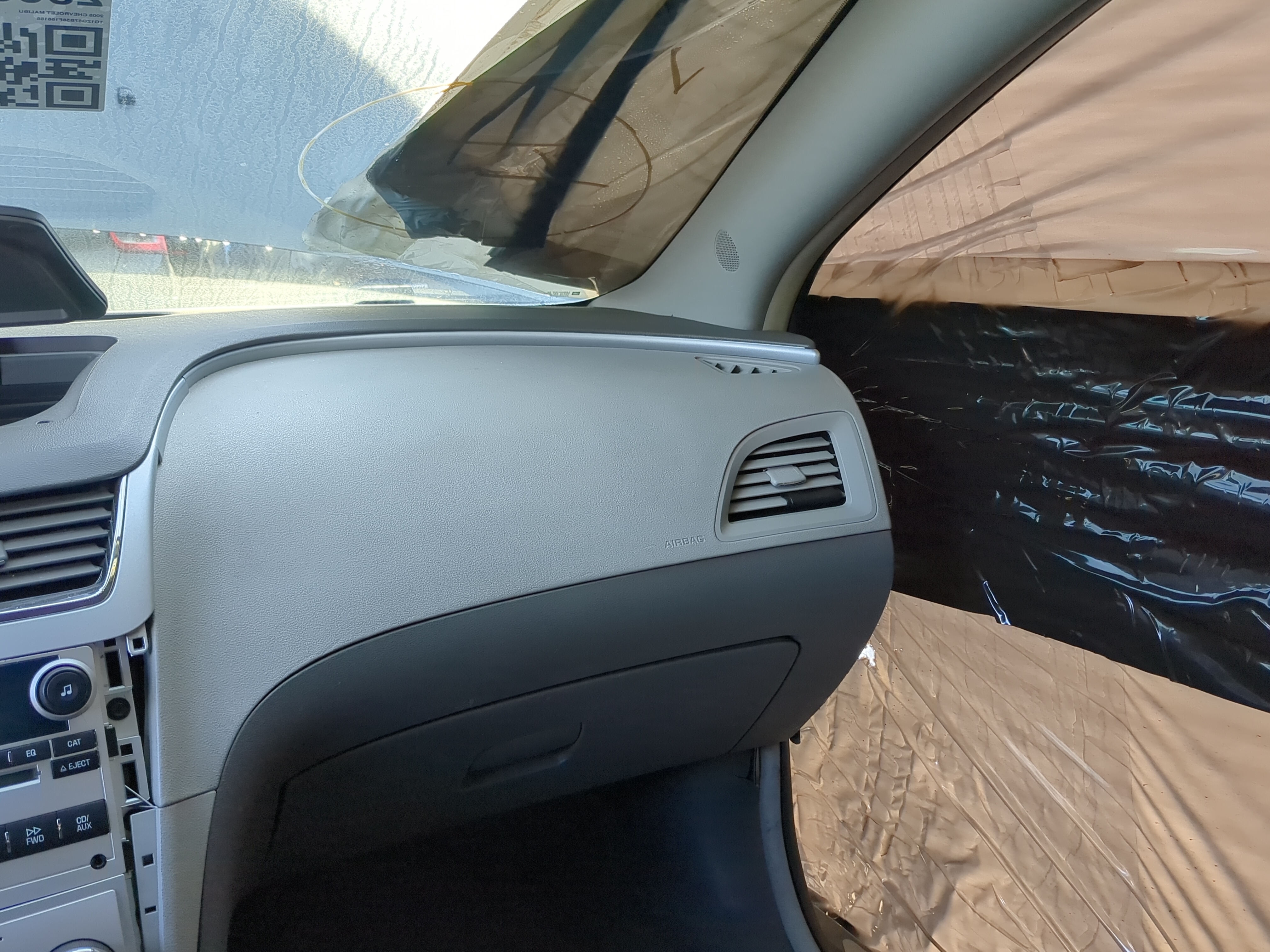 2008-2010 Chevrolet Malibu Air Bag Passenger Right Dashboard Oem 1184433 - Oemusedautoparts1.com