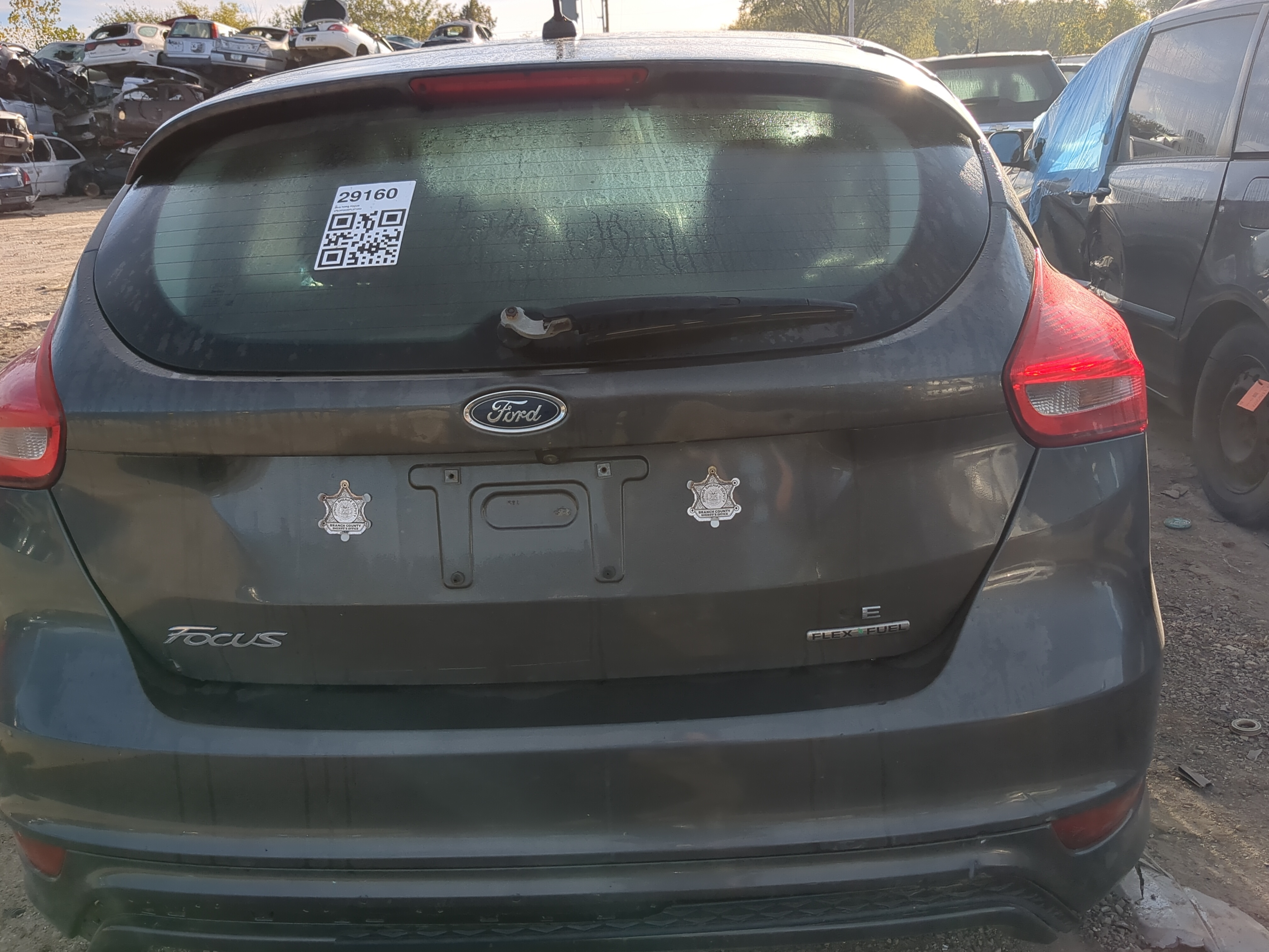 2015-2018 Ford Focus Trunk/decklid/hatch/tailgate Oem 1184655 - Oemusedautoparts1.com