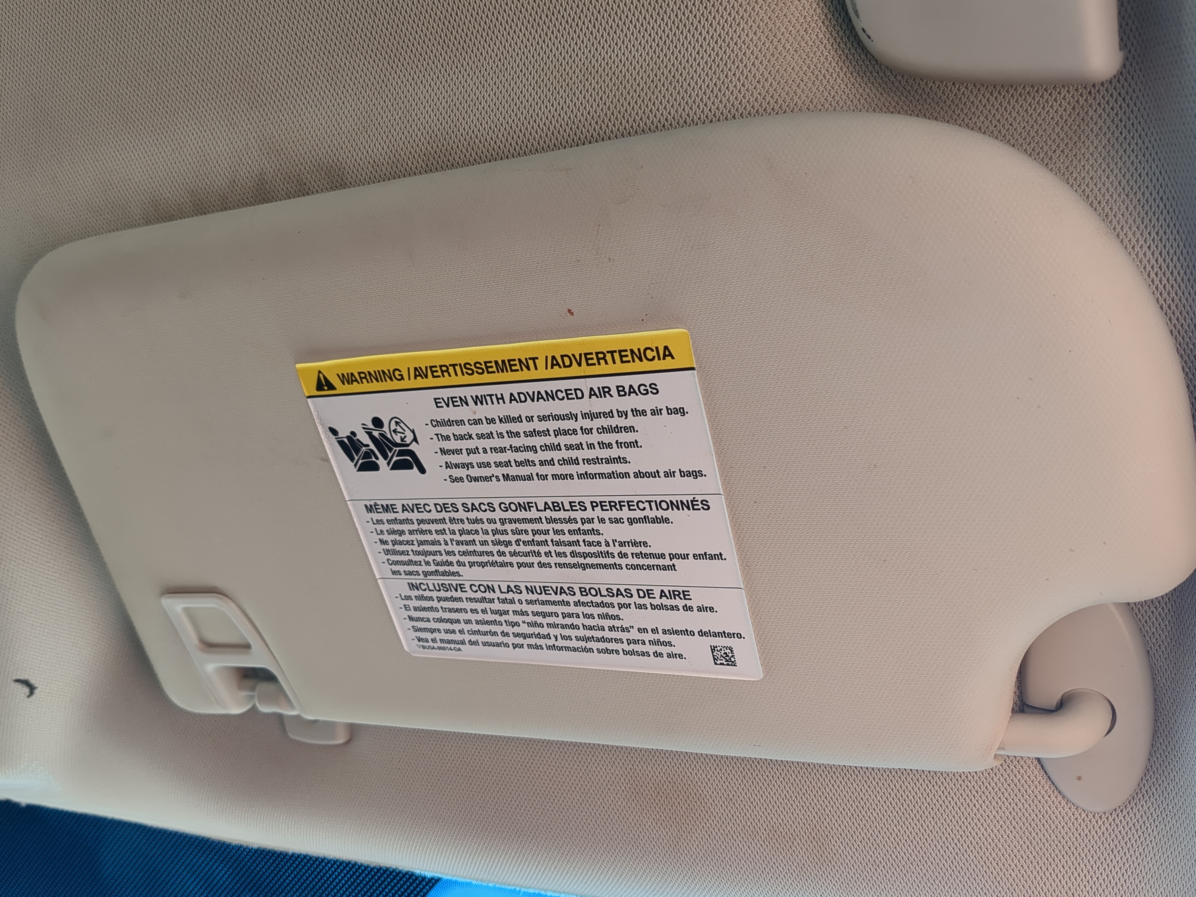 2013-2018 Ford Focus Passenger Sun Visor Mirror Right Sunvisor 1184677 - Oemusedautoparts1.com