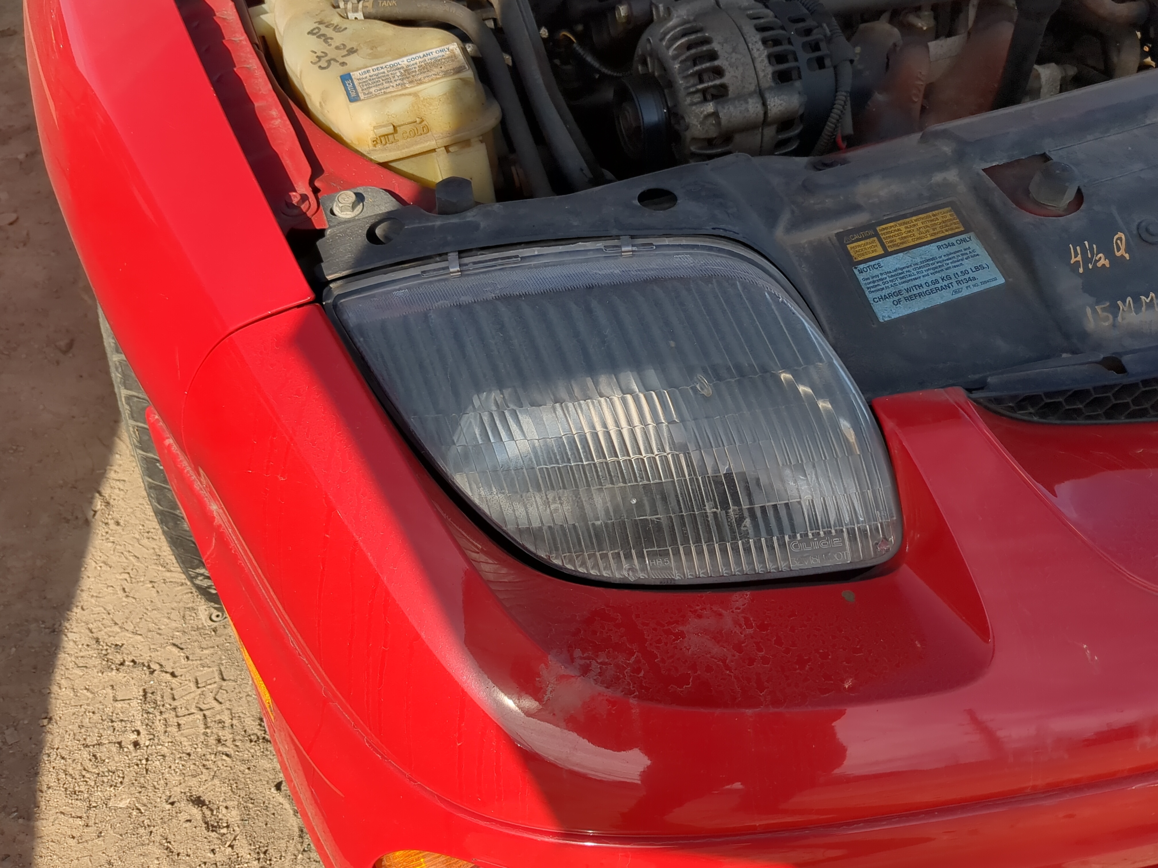 1995-2002 Pontiac Sunfire Passenger Right Oem Head Light Headlight Lamp 1184747 - Oemusedautoparts1.com
