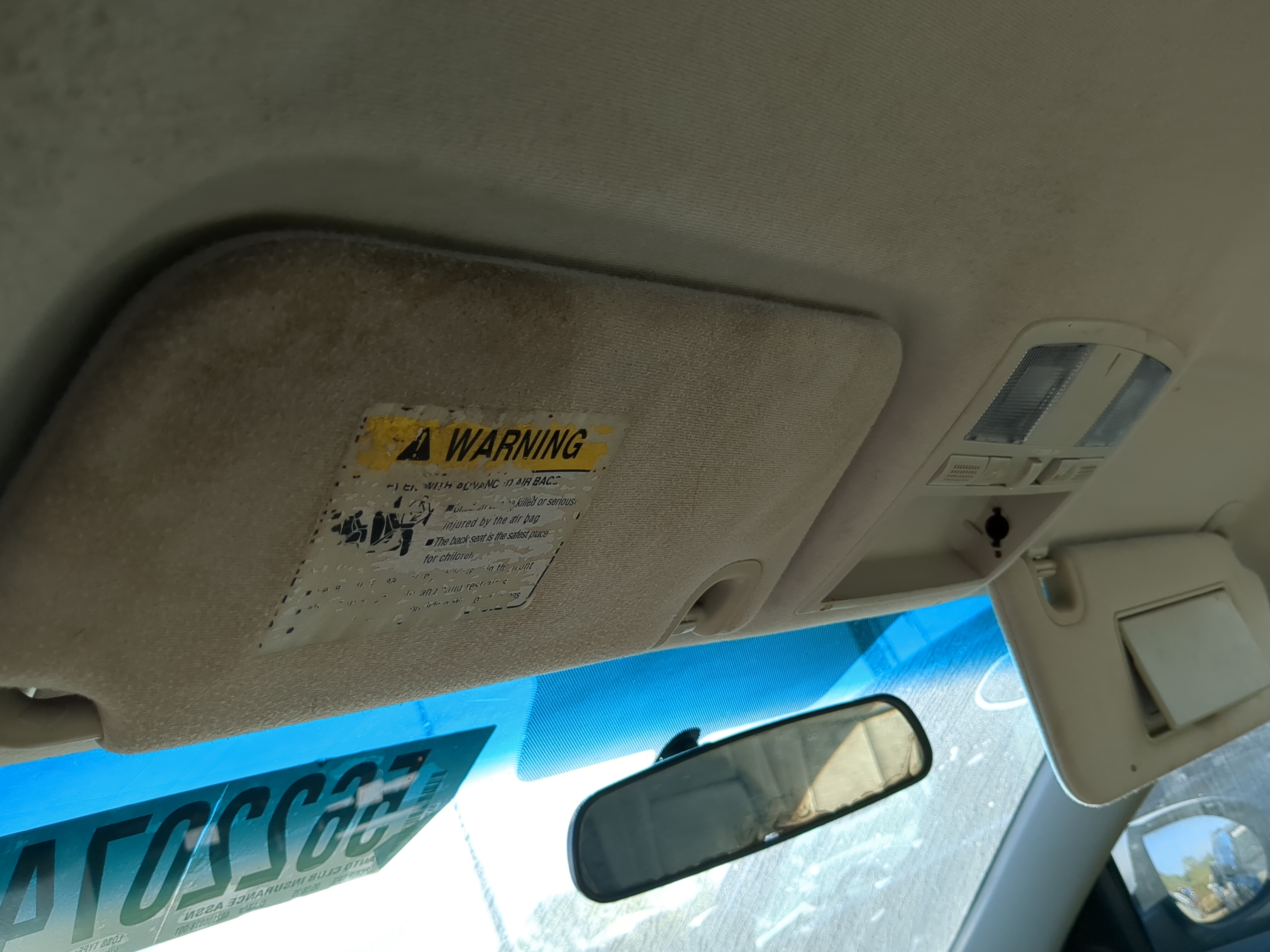 2009-2013 Mazda 6 Driver Sun Visor Mirror Left Sunvisor 1185032 - Oemusedautoparts1.com