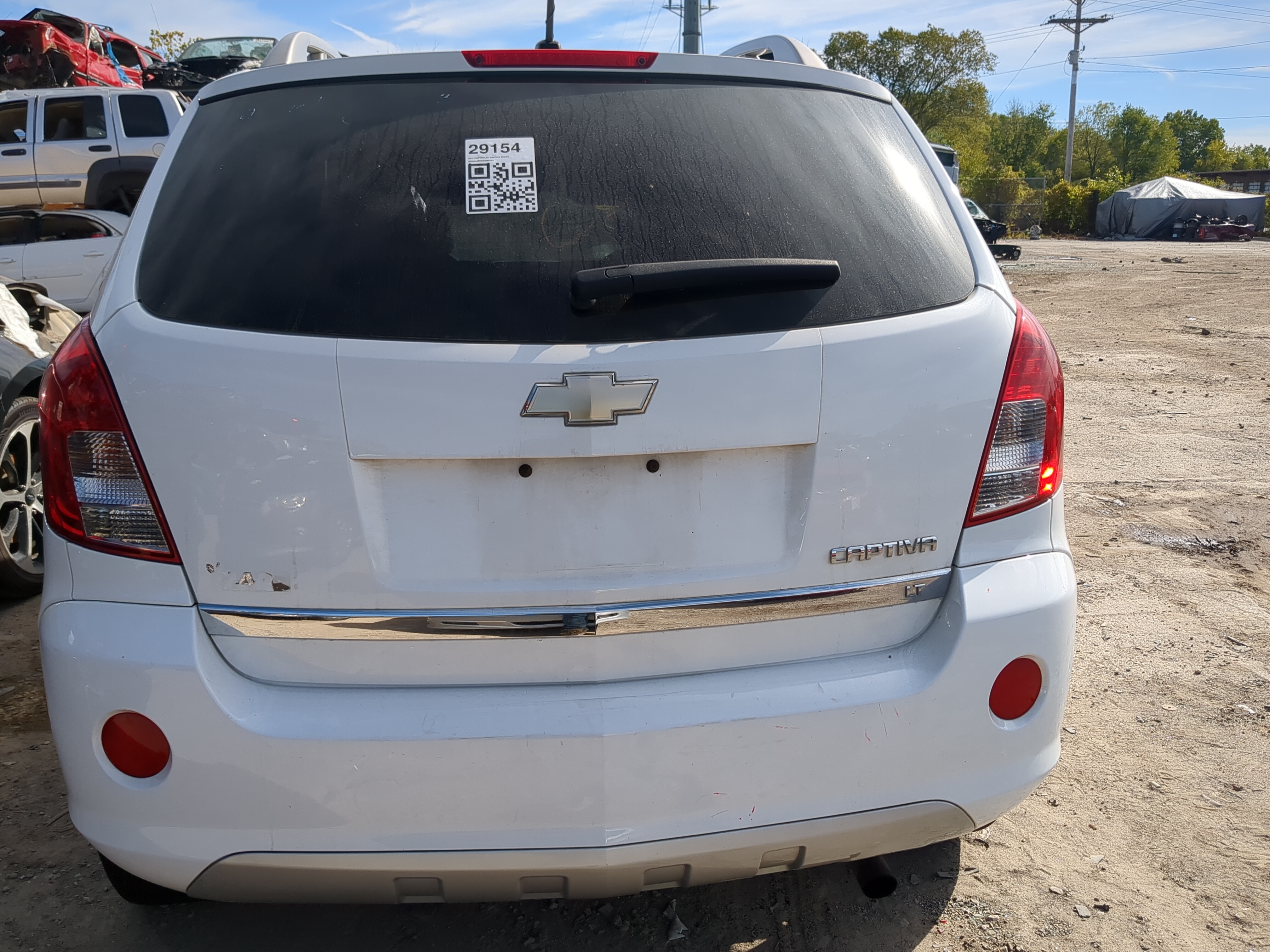 2012-2015 Chevrolet Captiva Sport Trunk/decklid/hatch/tailgate Oem 1185194 - Oemusedautoparts1.com