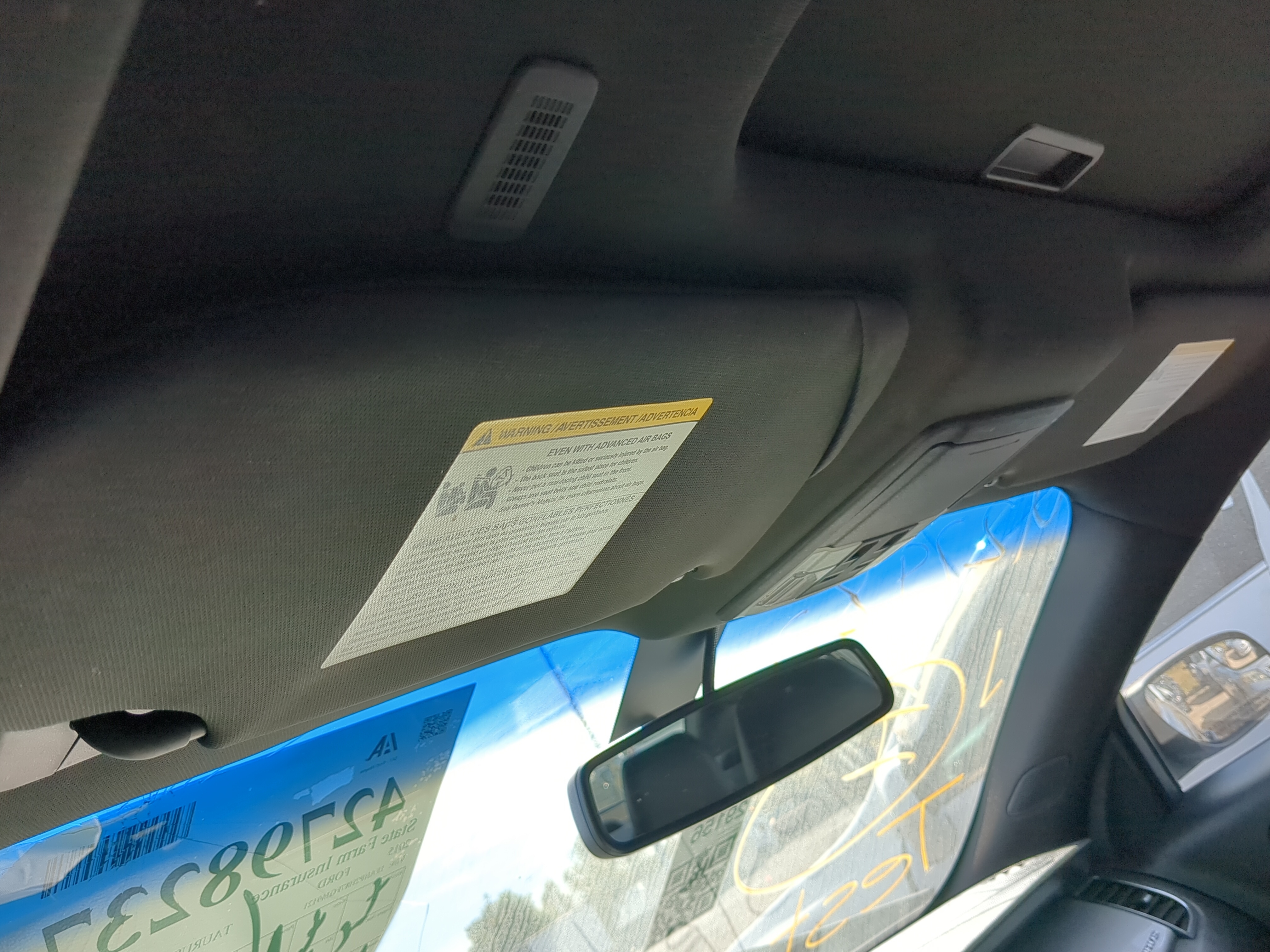 2013-2019 Ford Taurus Driver Sun Visor Mirror Left Sunvisor 1185598 - Oemusedautoparts1.com