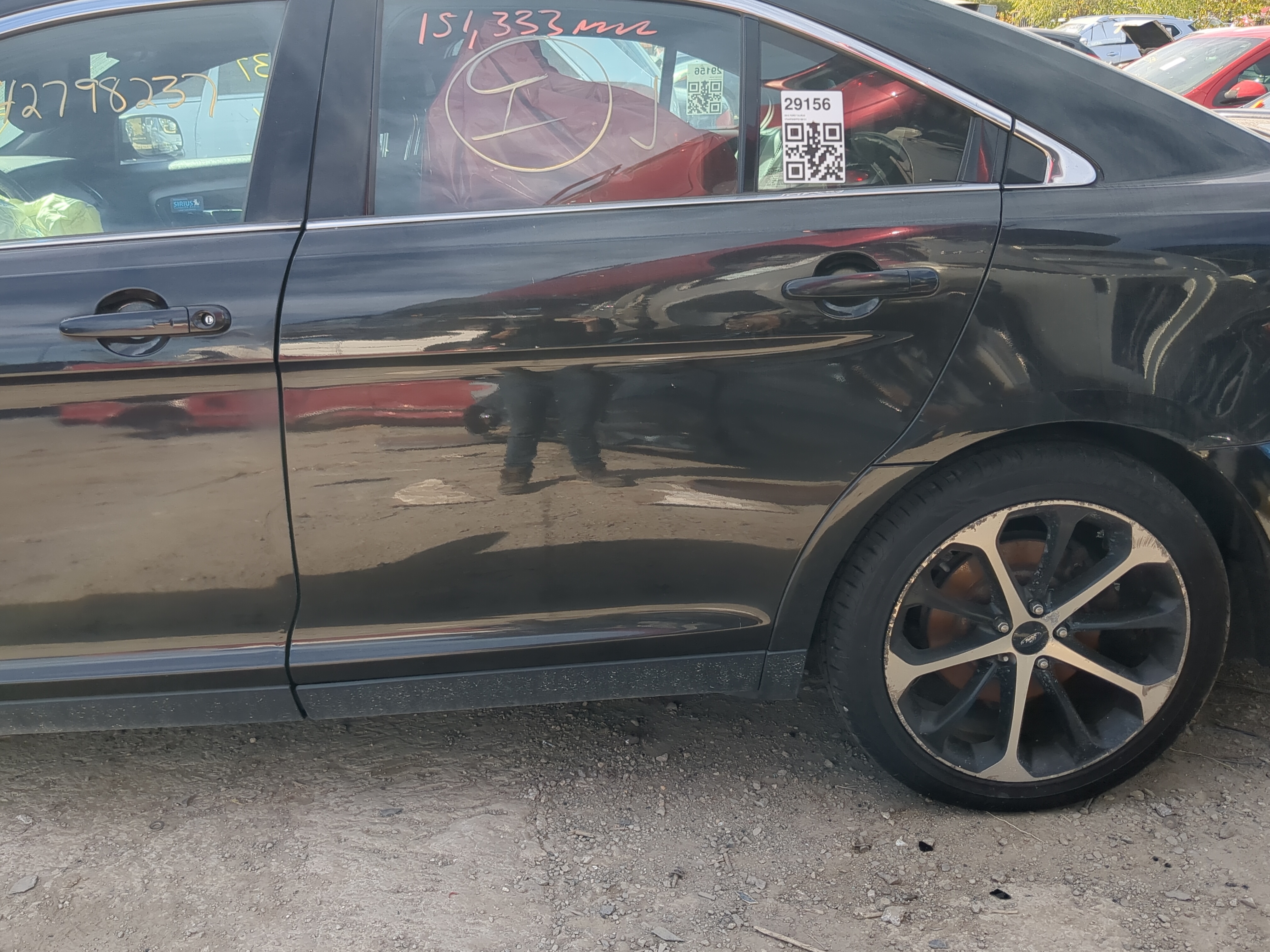 2010-2019 Ford Taurus Driver Rear Door Oem 1185649 - Oemusedautoparts1.com