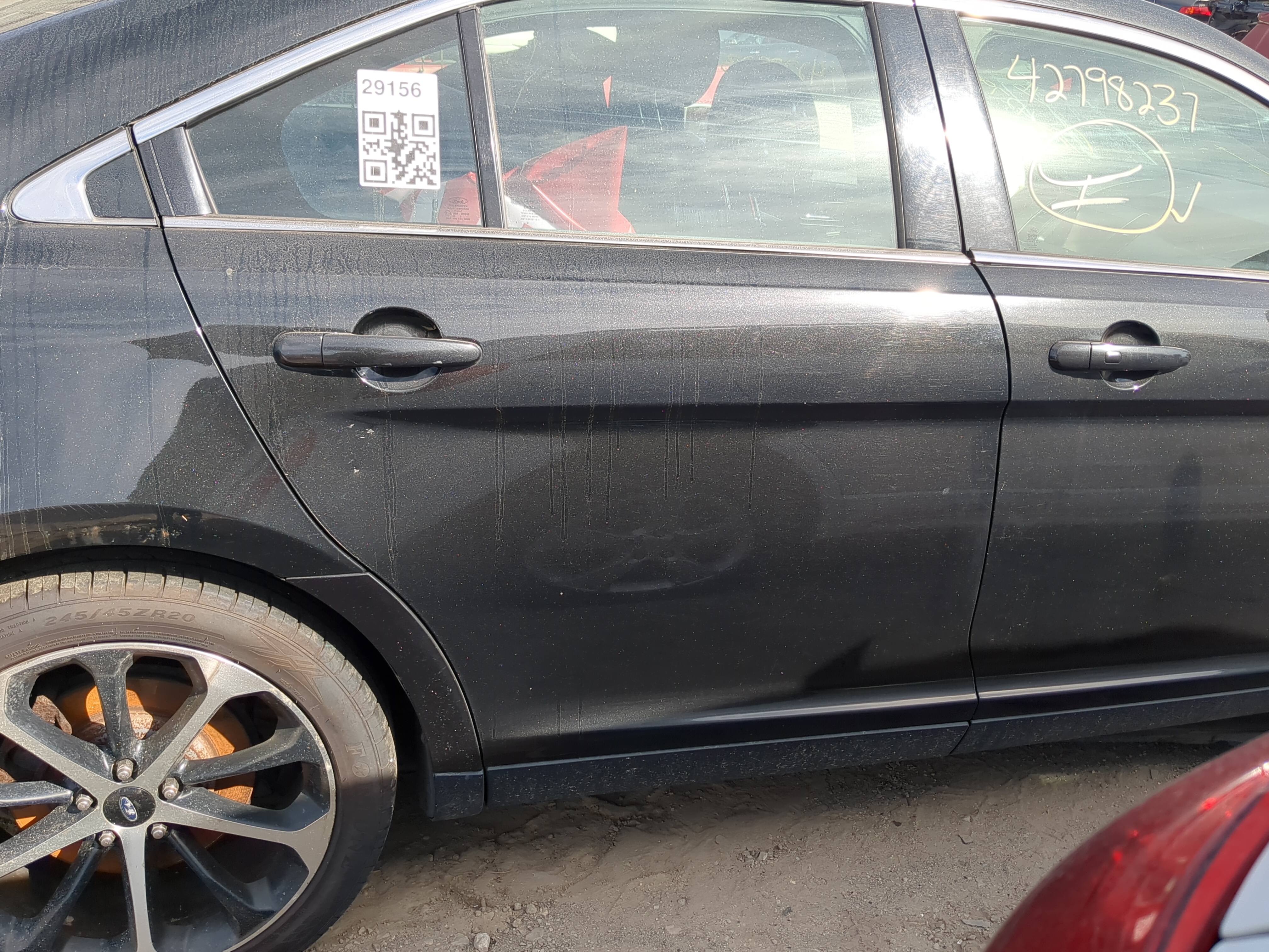 2010-2019 Ford Taurus Passenger Rear Door Oem 1185653 - Oemusedautoparts1.com