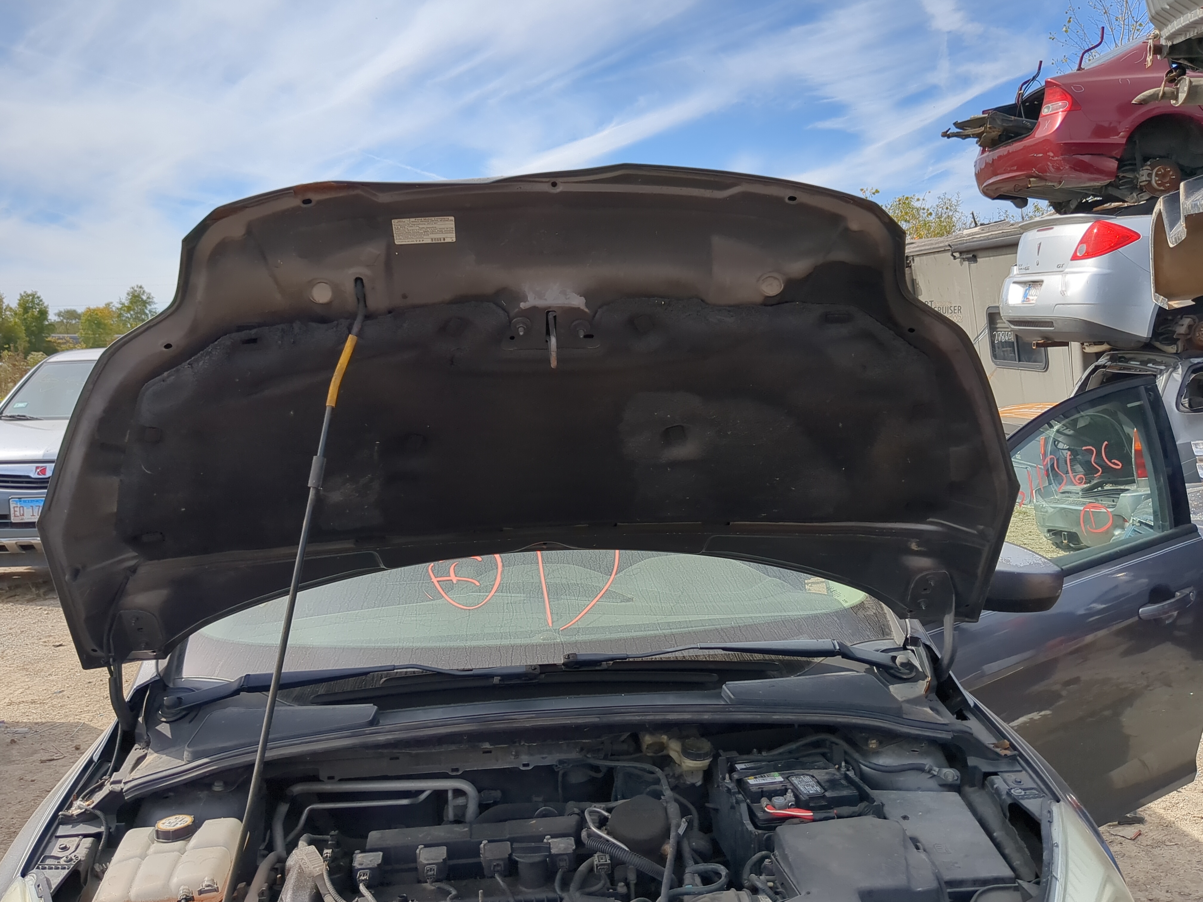 2012-2018 Ford Focus Hood Oem 1185784 - Oemusedautoparts1.com