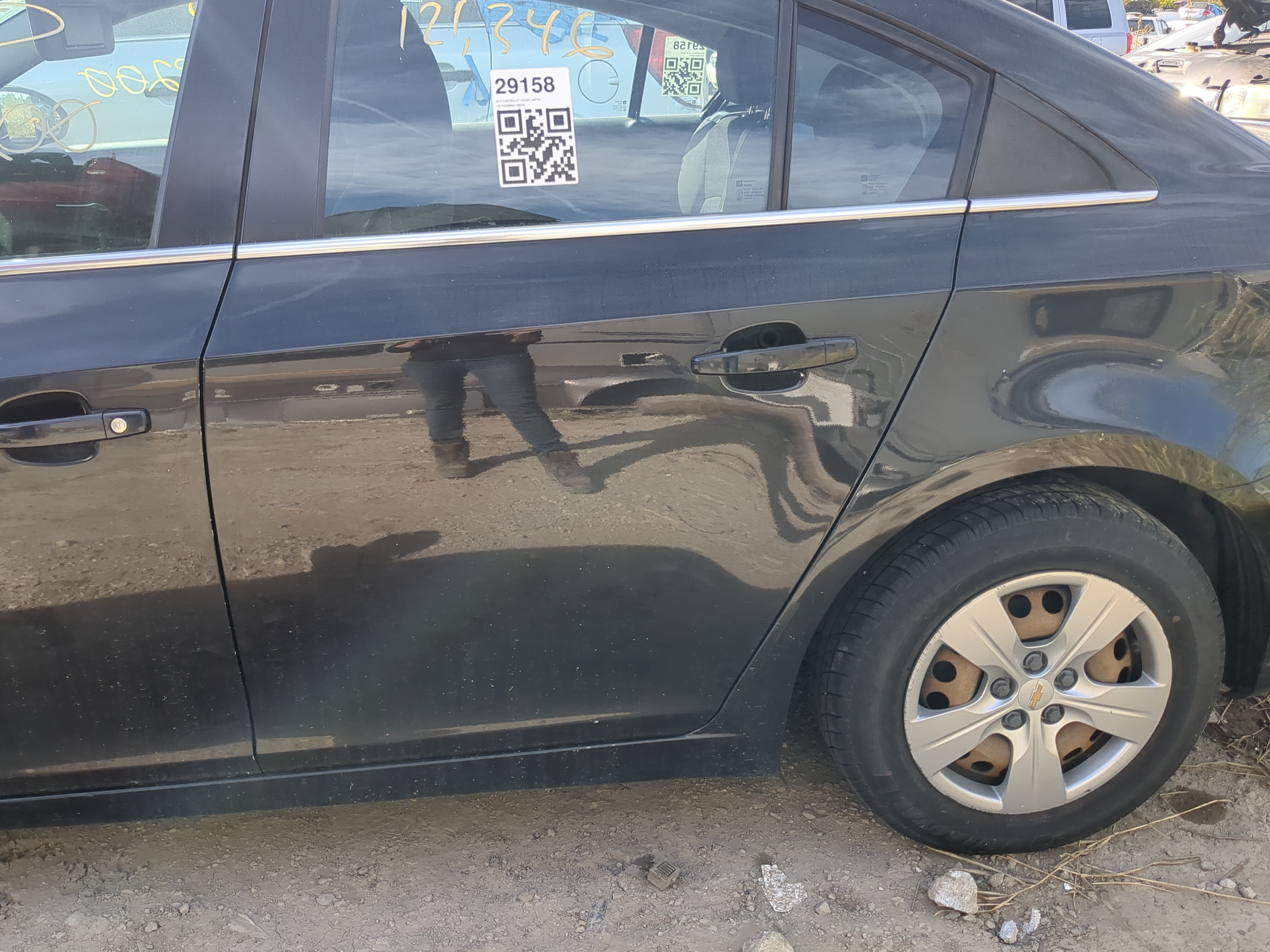 Chevrolet Cruze Limited Driver Rear Door Oem 1186017 - Oemusedautoparts1.com