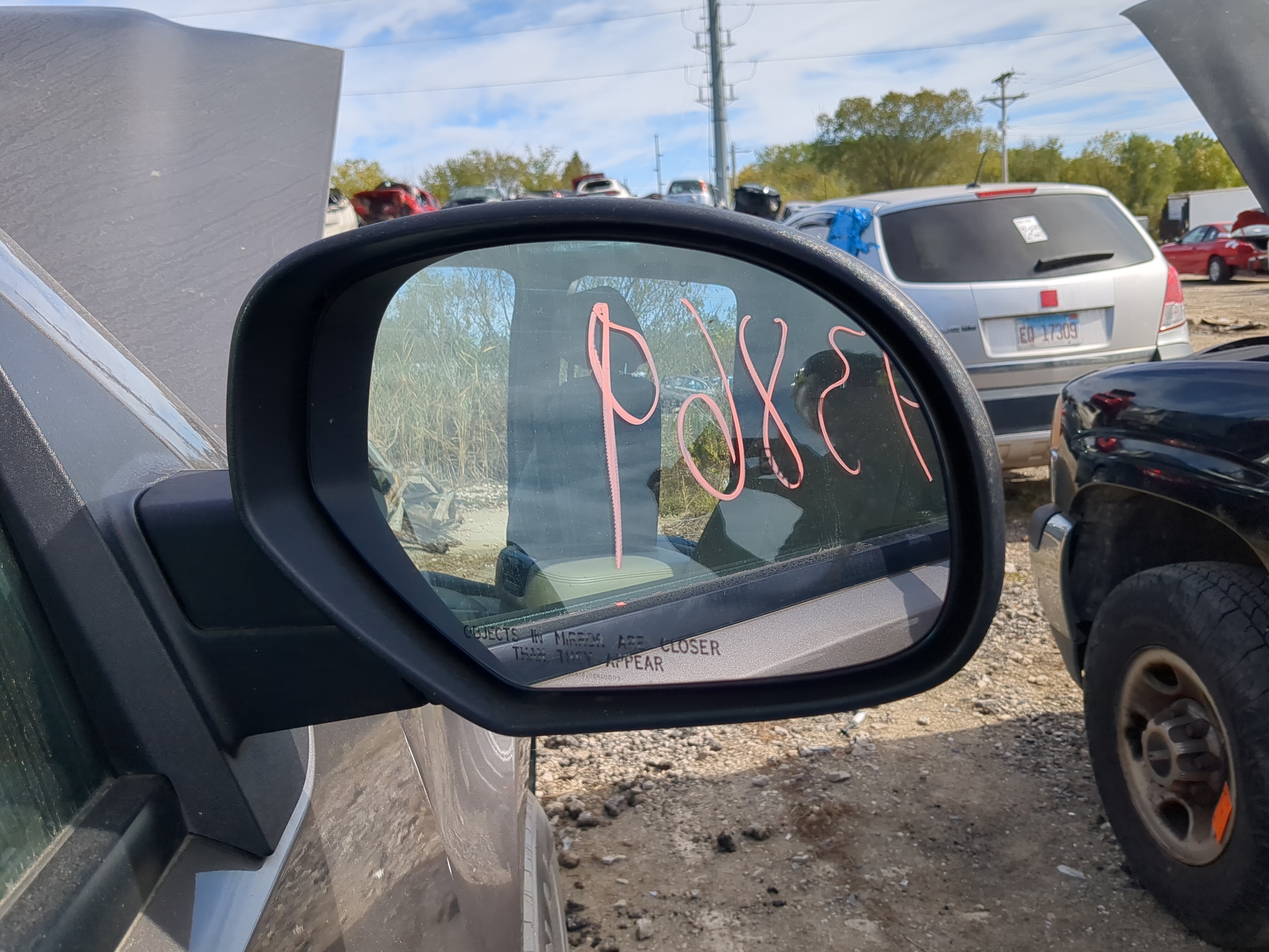 Picture of 2009-2014 Gmc Yukon Xl 1500 Passenger Right Side View Power Door Mirror 1186191