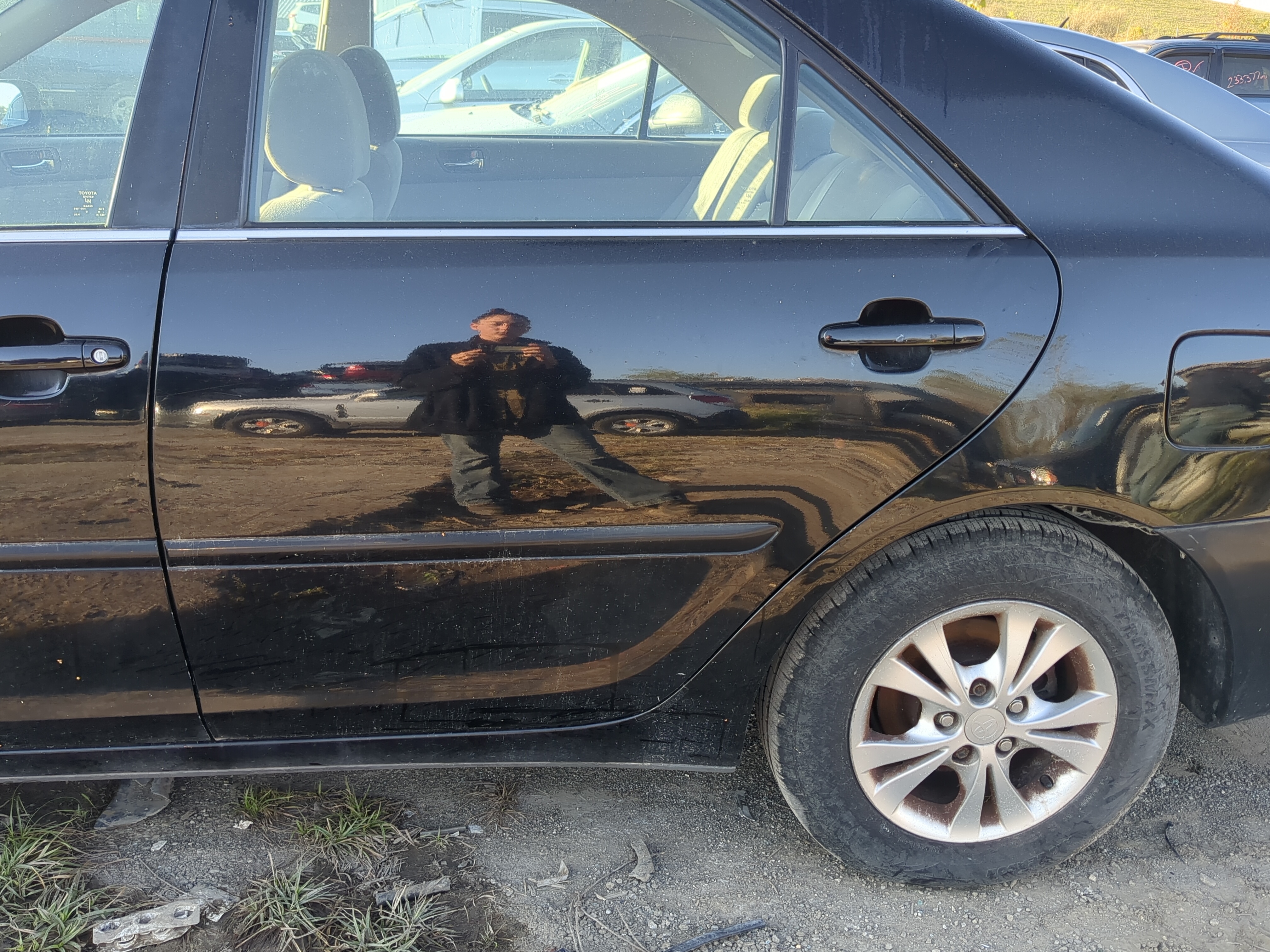 2002-2006 Toyota Camry Driver Rear Door Oem 1187213 - Oemusedautoparts1.com