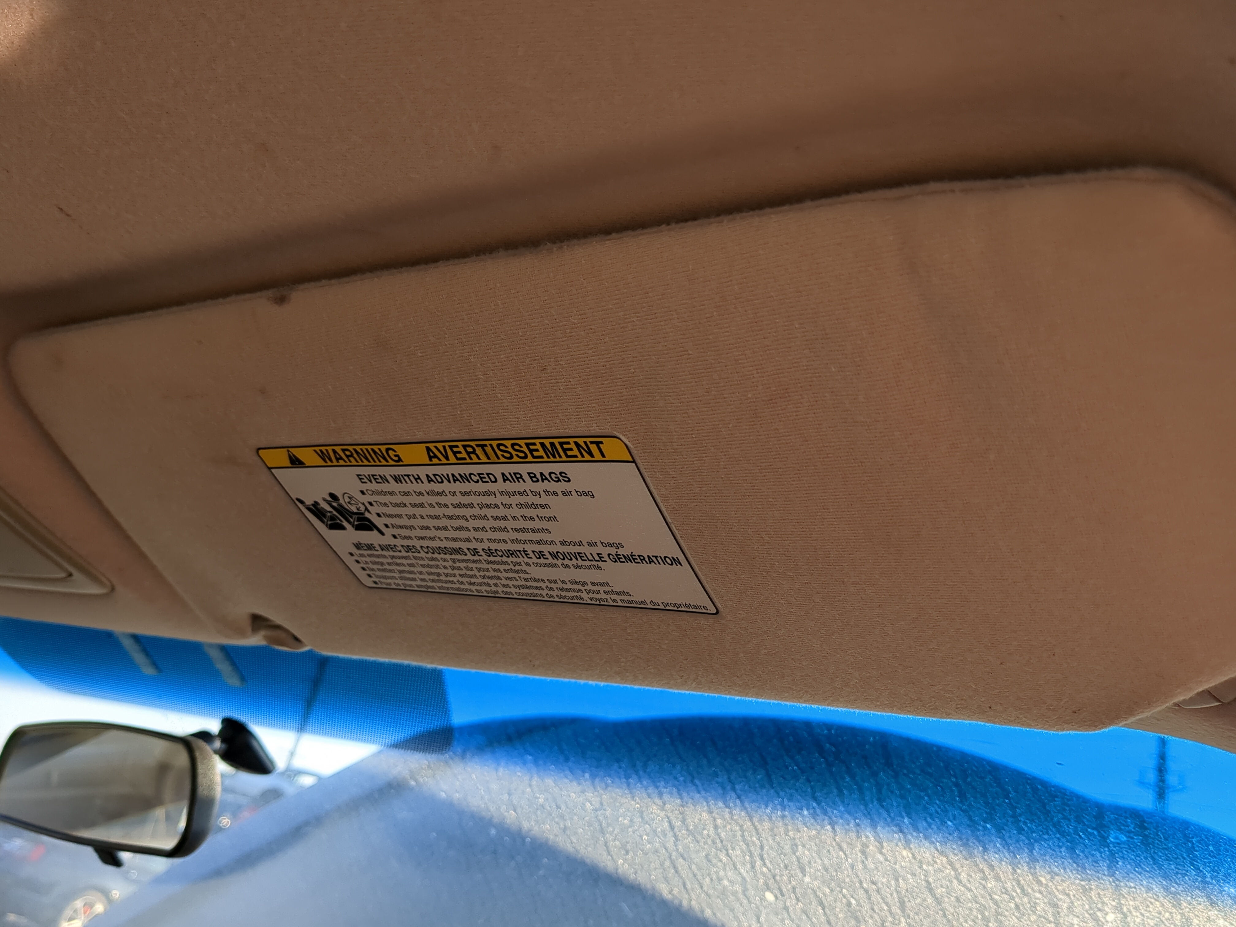 2002-2006 Toyota Camry Passenger Sun Visor Mirror Right Sunvisor 1187226 - Oemusedautoparts1.com