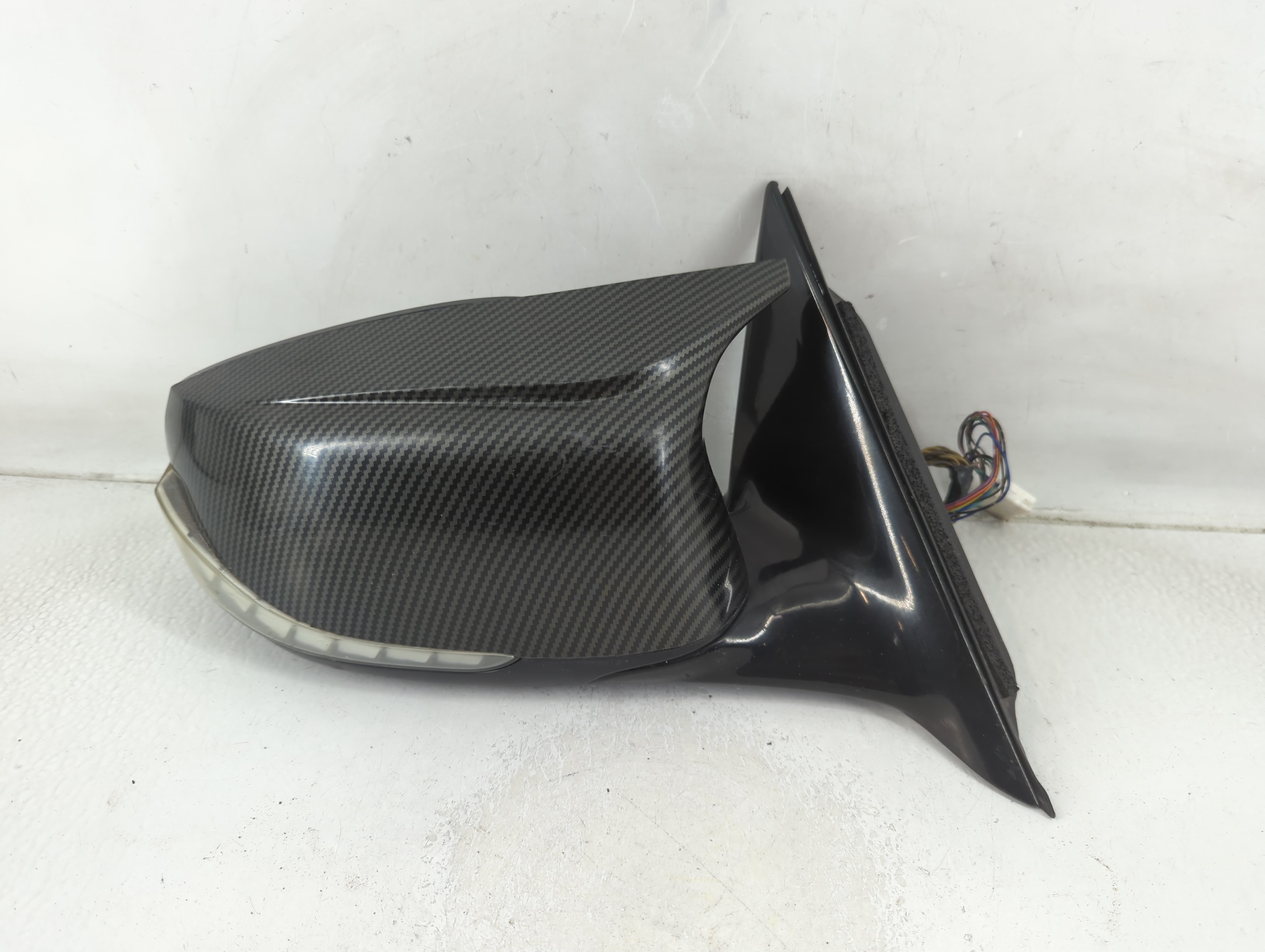 Picture of 2014-2020 Infiniti Q50 Passenger Right Side View Power Door Mirror Black 1187771