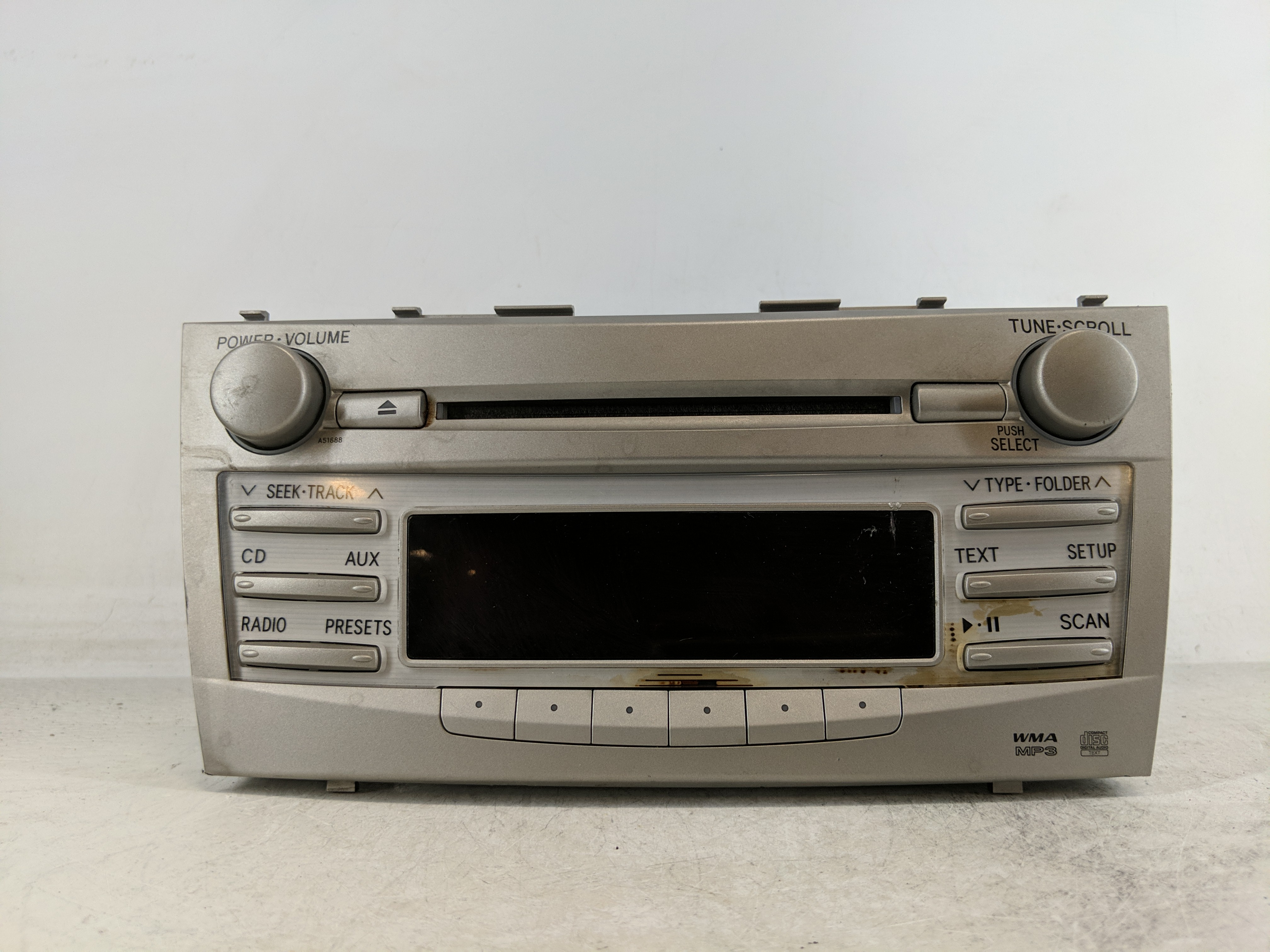 2010-2011 Toyota Camry Am Fm Cd Player Radio Receiver 1188005 - Oemusedautoparts1.com