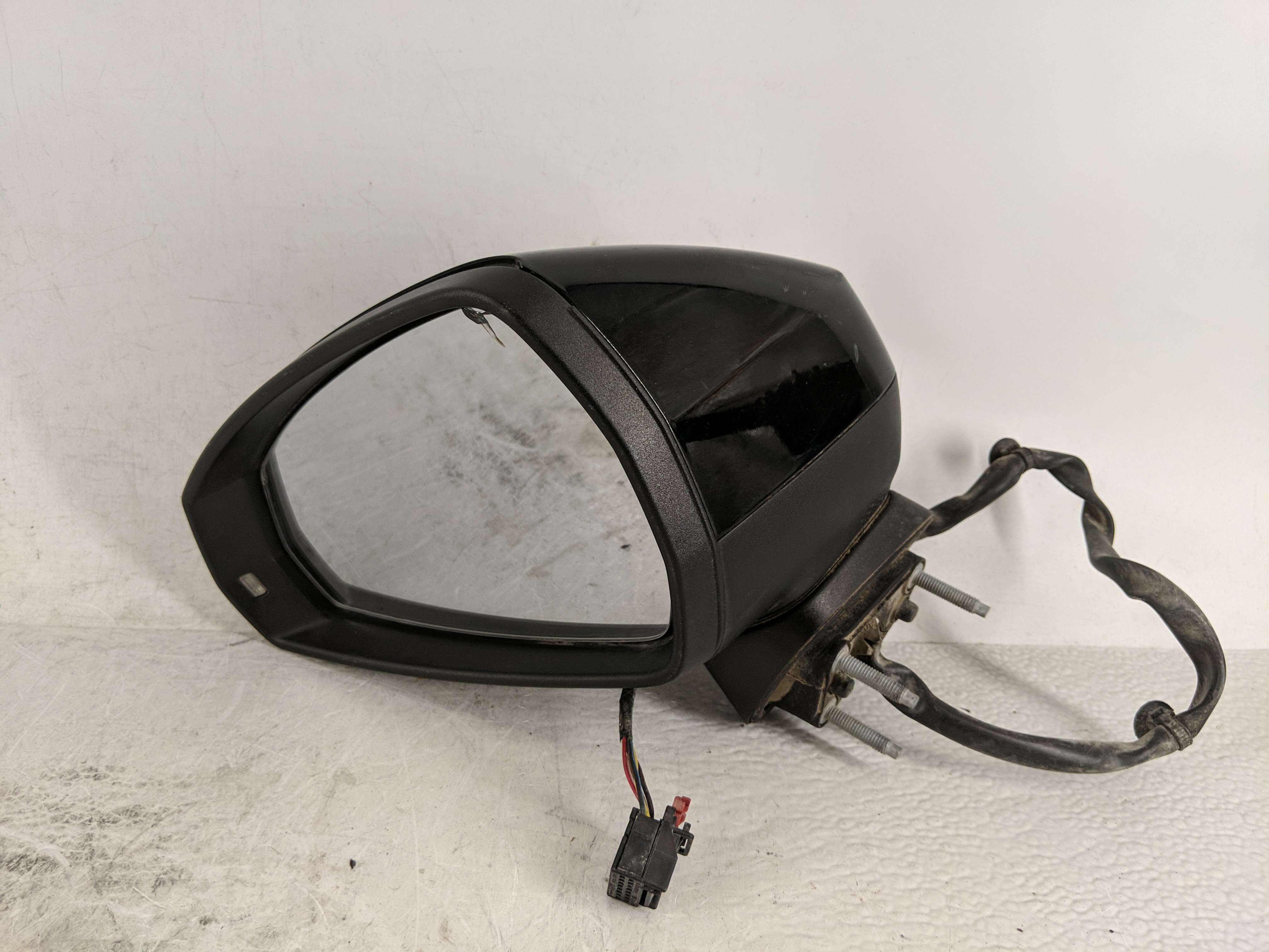 Picture of 2015-2018 Audi A3 Driver Left Side View Power Door Mirror Black 1188634