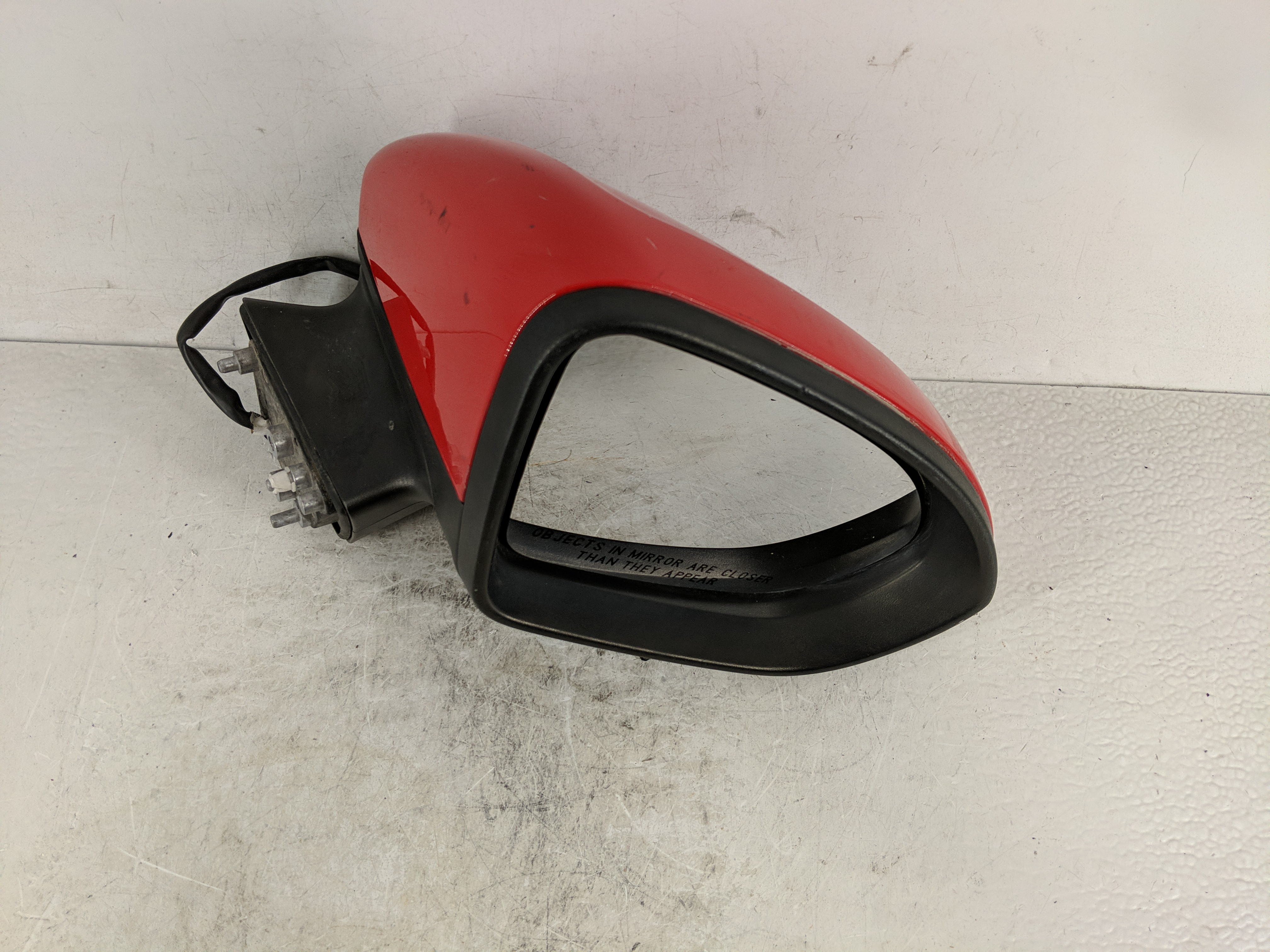 Picture of 2016-2018 Chevrolet Cruze Driver Left Side View Manual Door Mirror Red 1188757