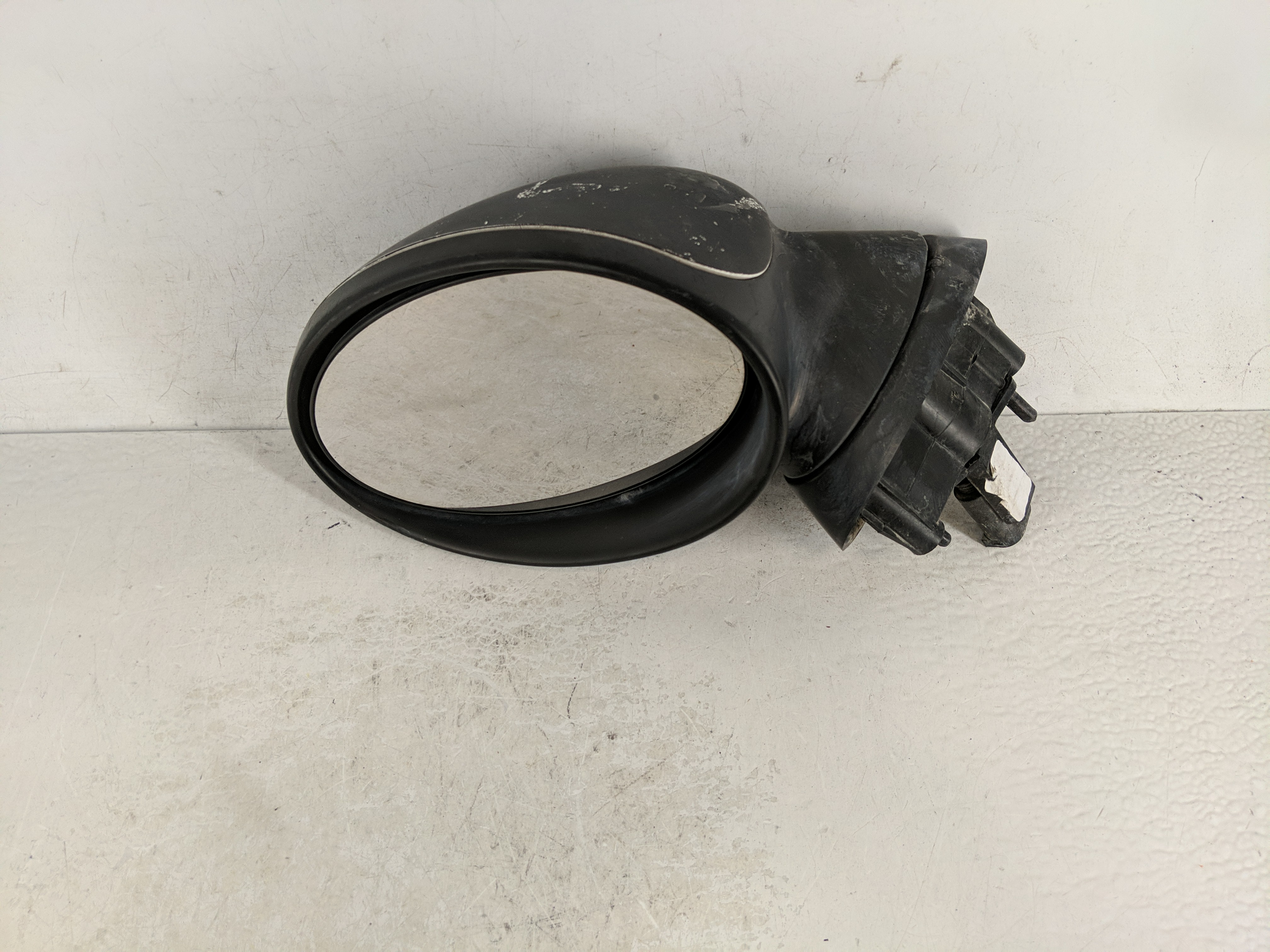 Picture of 2006 Mini Cooper Driver Left Side View Manual Door Mirror Black 1188761