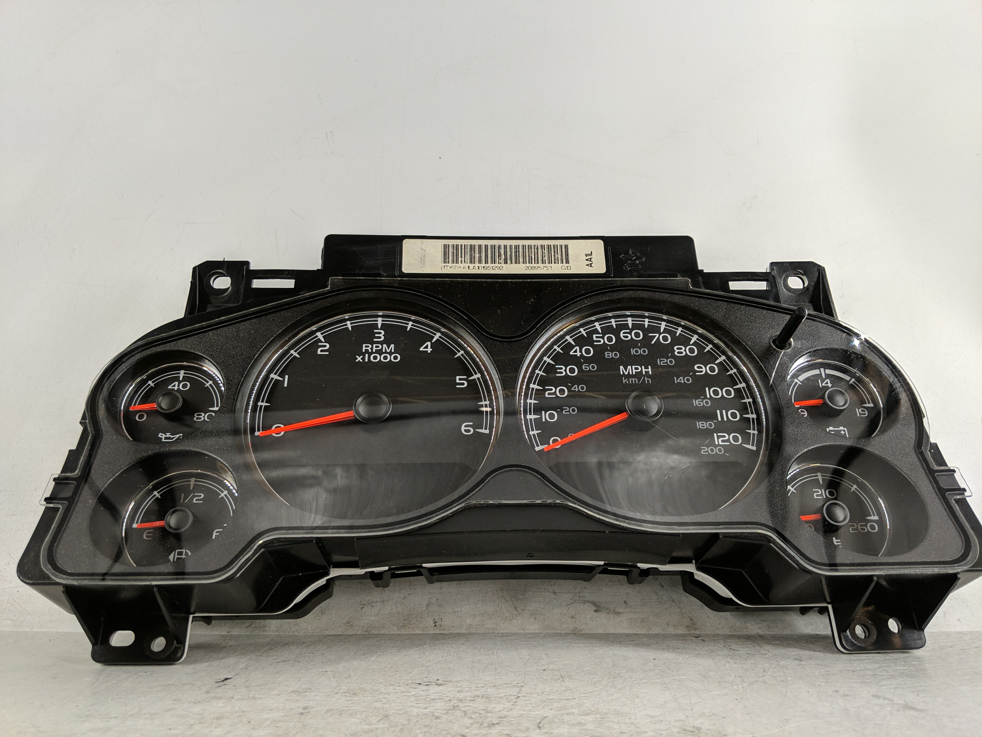 2010-2011 Gmc Yukon Speedometer Instrument Cluster Gauges 20895753 1189022 - Oemusedautoparts1.com