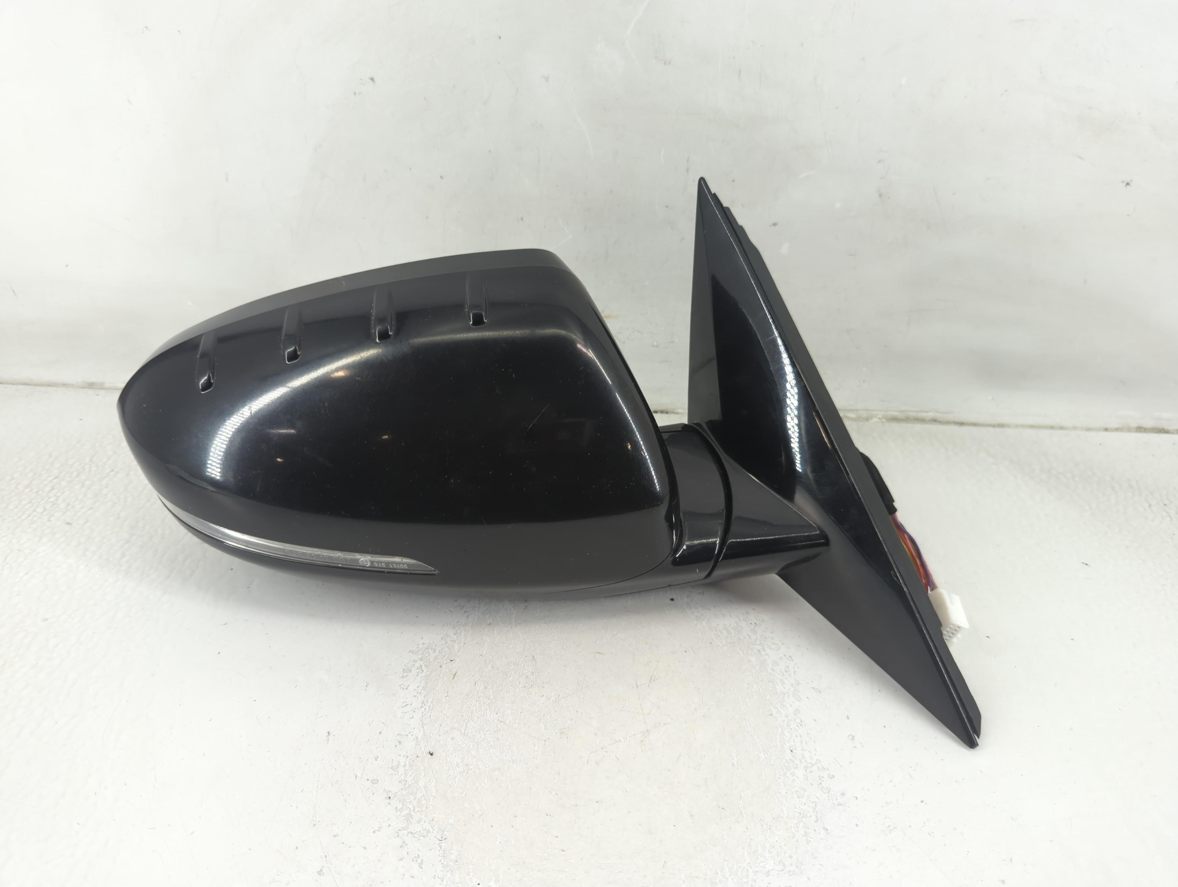 Picture of 2014-2016 Kia Cadenza Passenger Right Side View Power Door Mirror Black 1189129