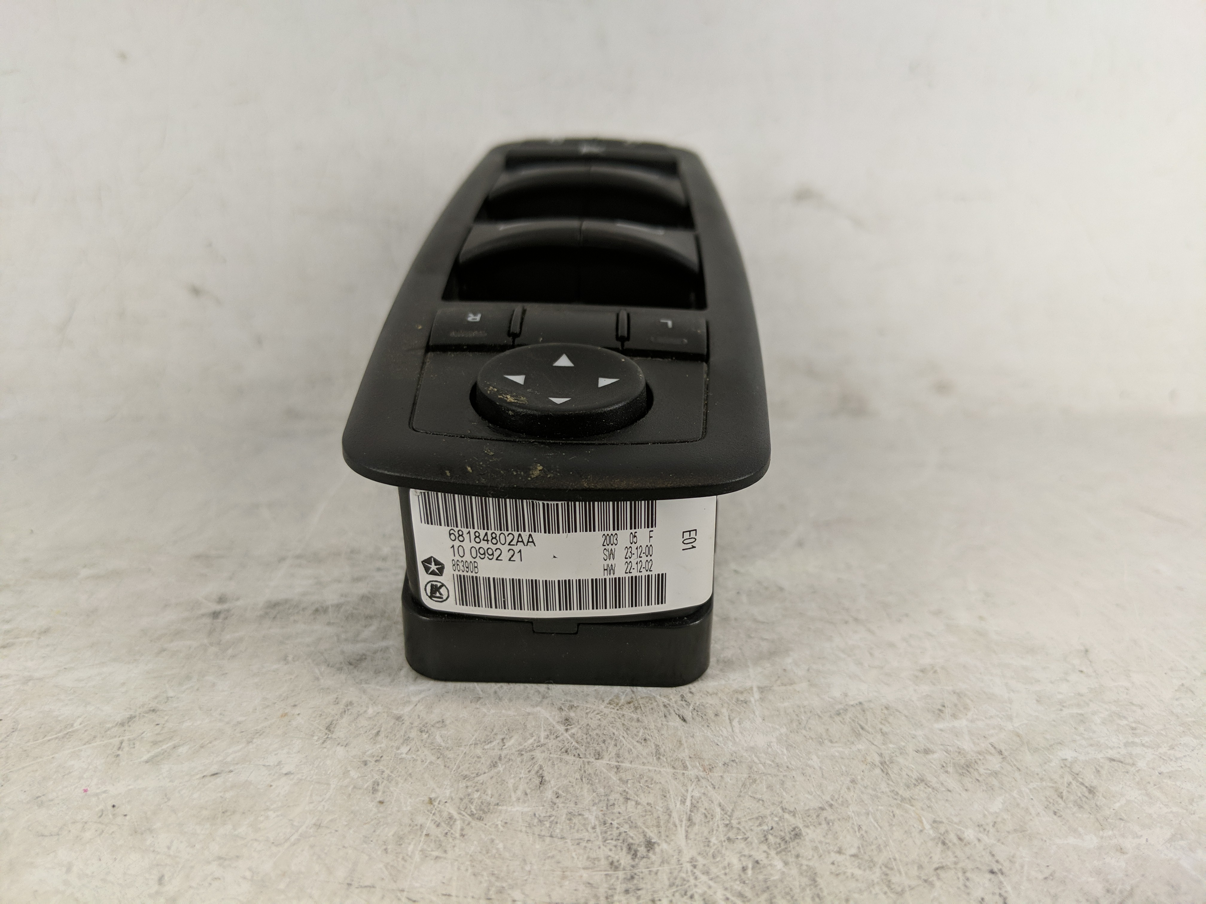 Picture of 2014 Jeep Grand Cherokee Driver Left Door Master Power Window Switch 1189339