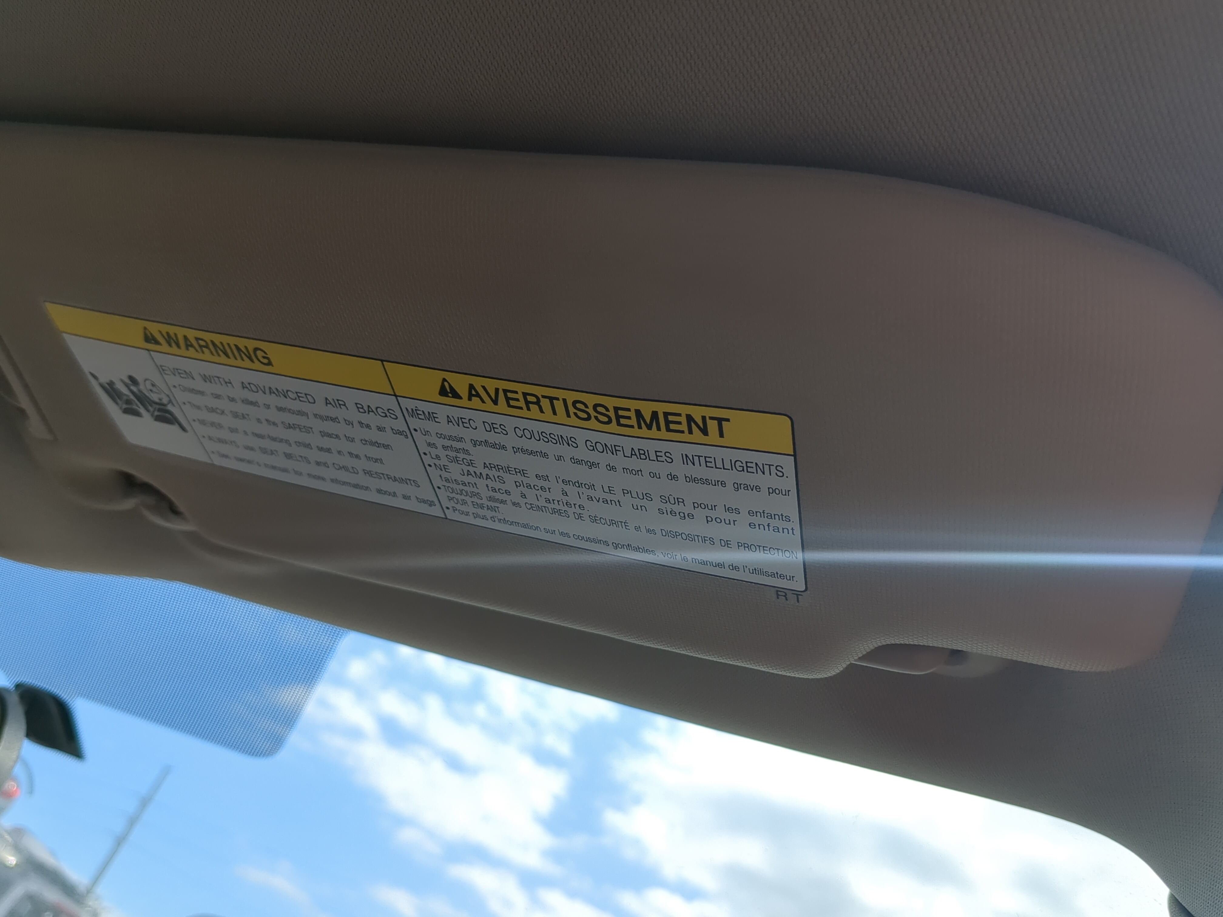 Picture of 2010-2013 Suzuki Kizashi Passenger Sun Visor Mirror Right Sunvisor 1189519