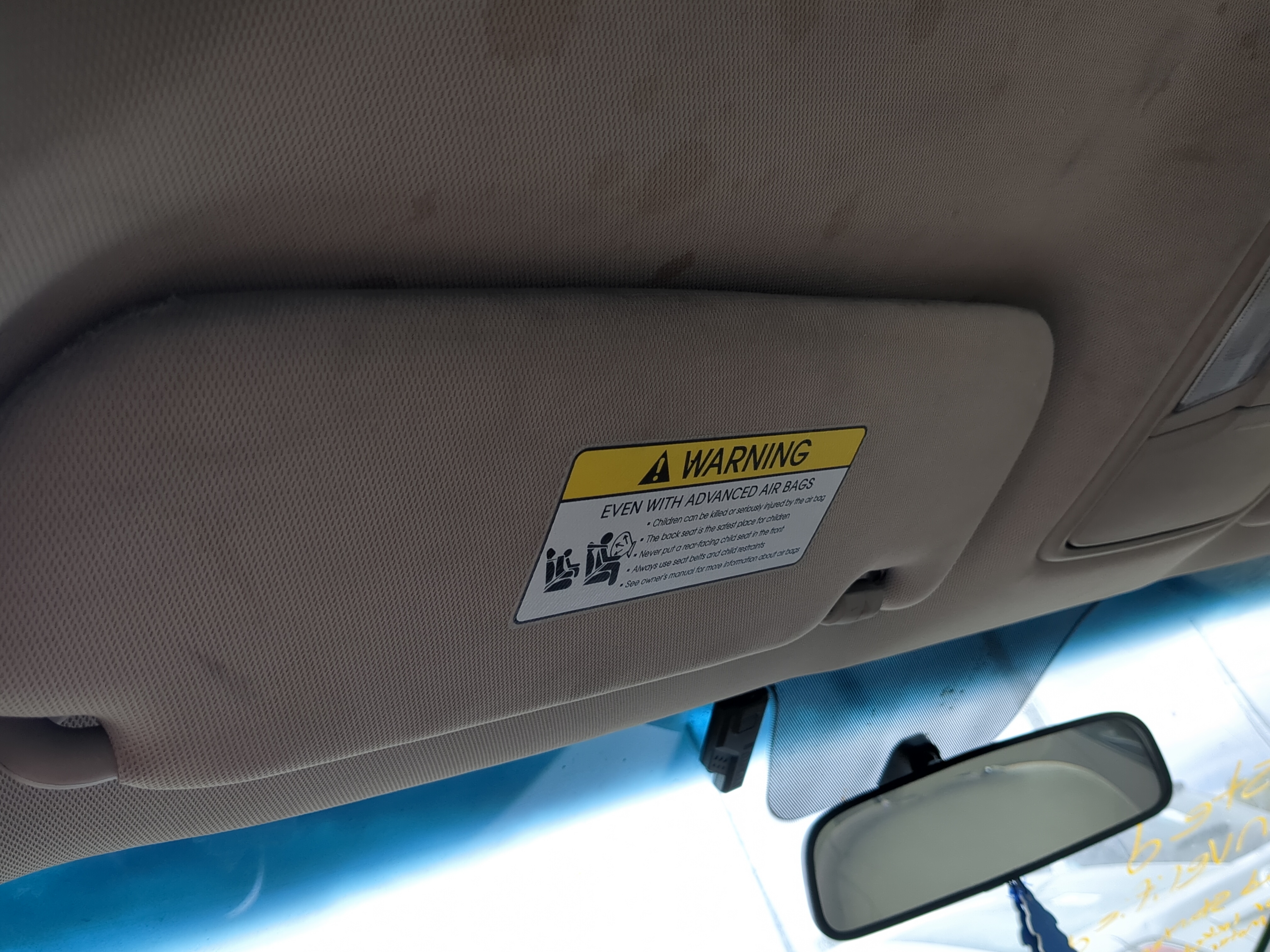 Picture of 2011-2016 Kia Optima Driver Sun Visor Mirror Left Sunvisor 1189928