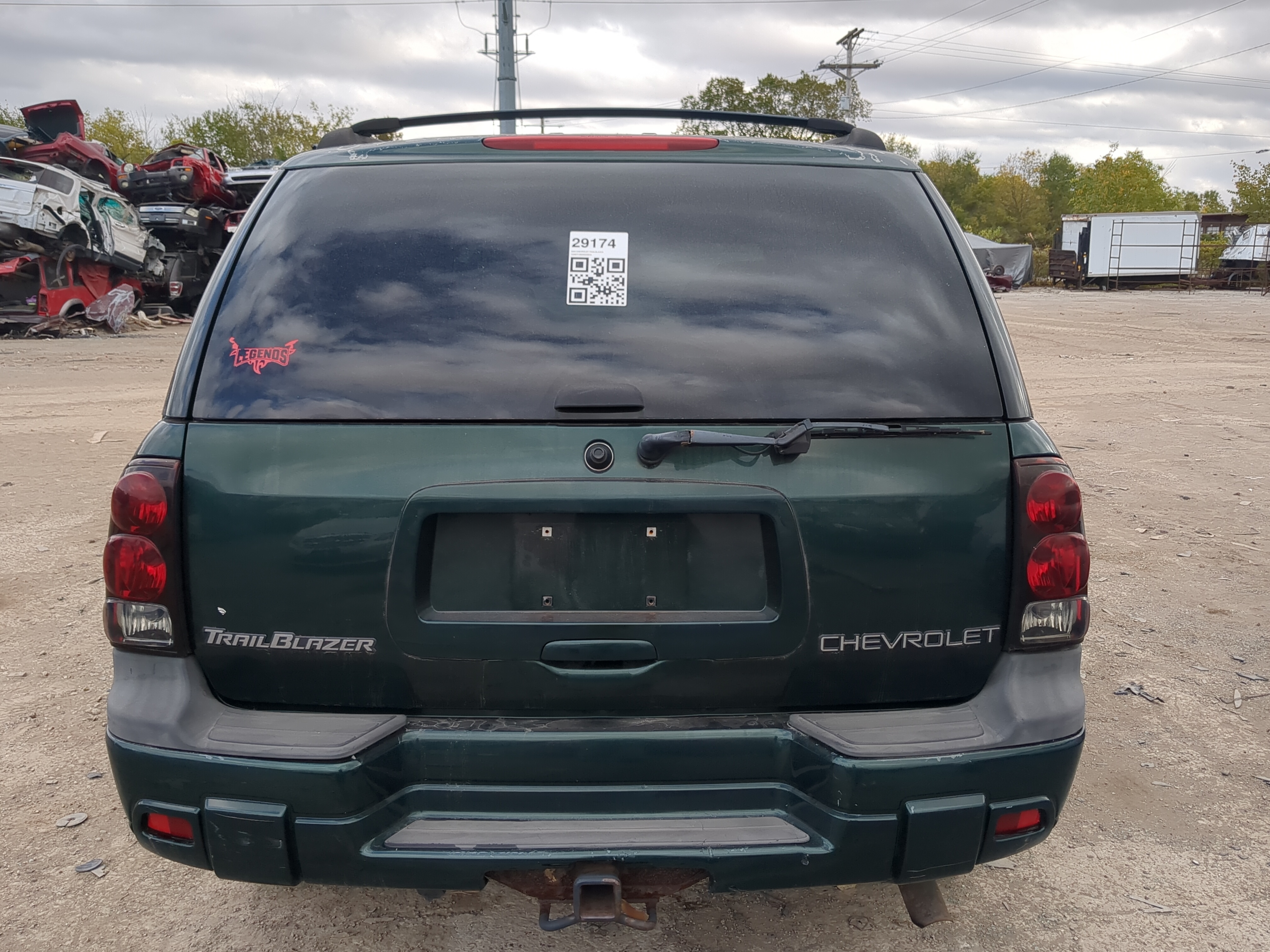 2004-2009 Chevrolet Trailblazer Trunk/decklid/hatch/tailgate Oem 1190029 - Oemusedautoparts1.com
