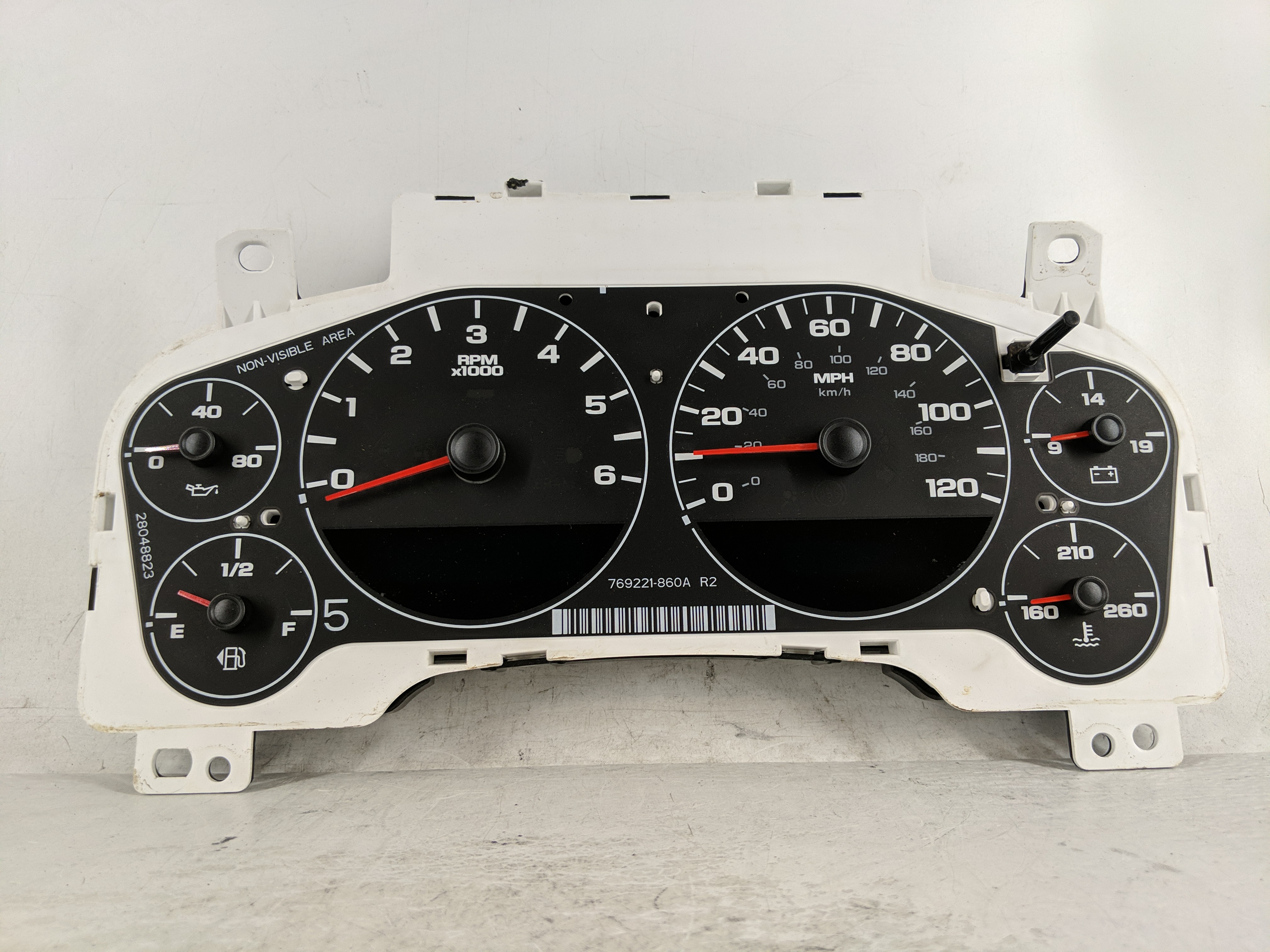 2007-2011 Chevrolet Silverado 1500 Speedometer Instrument Cluster Gauges 1190228 - Oemusedautoparts1.com