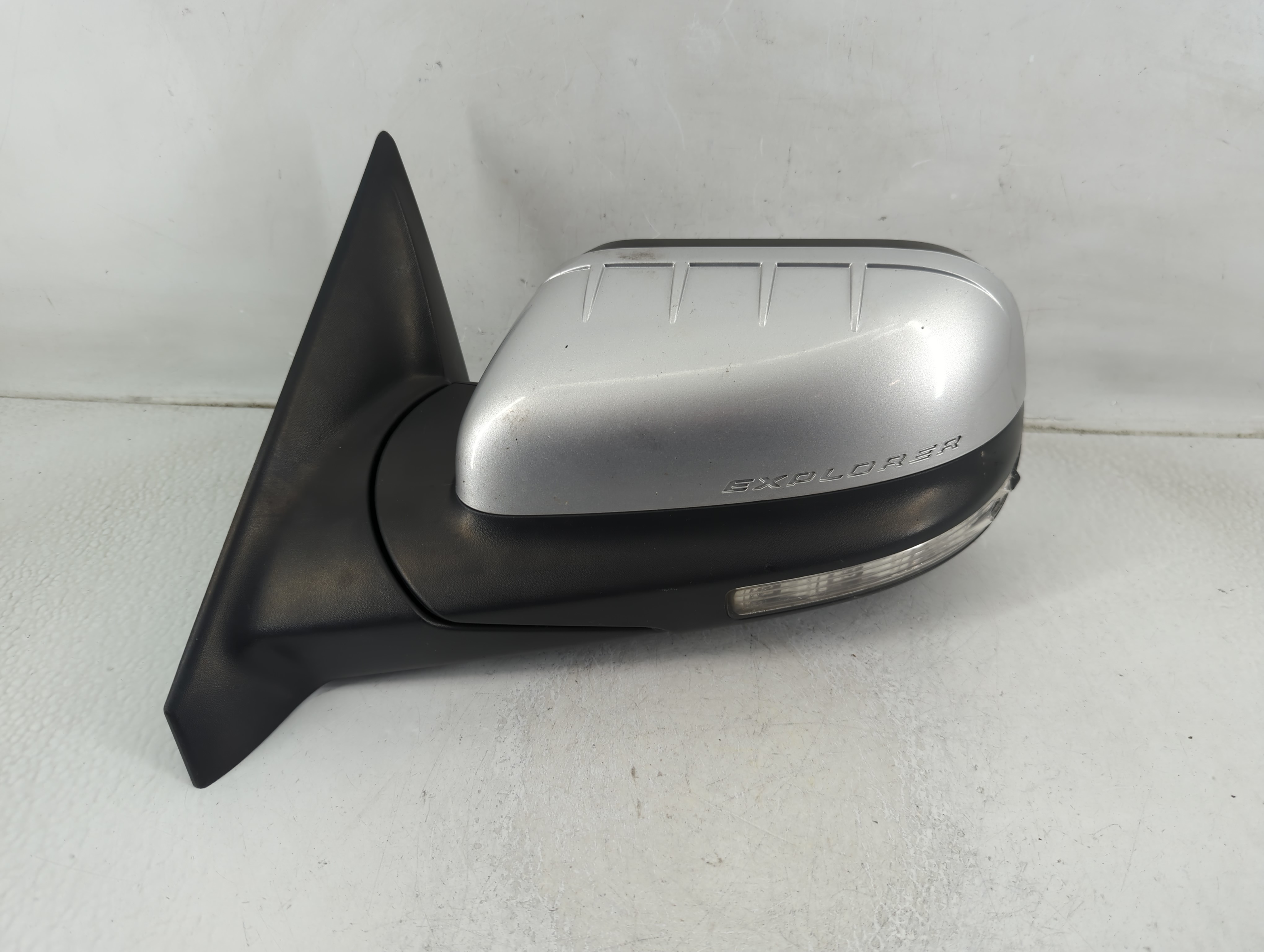 Picture of 2011-2015 Ford Explorer Driver Left Side View Power Door Mirror Silver 1190456