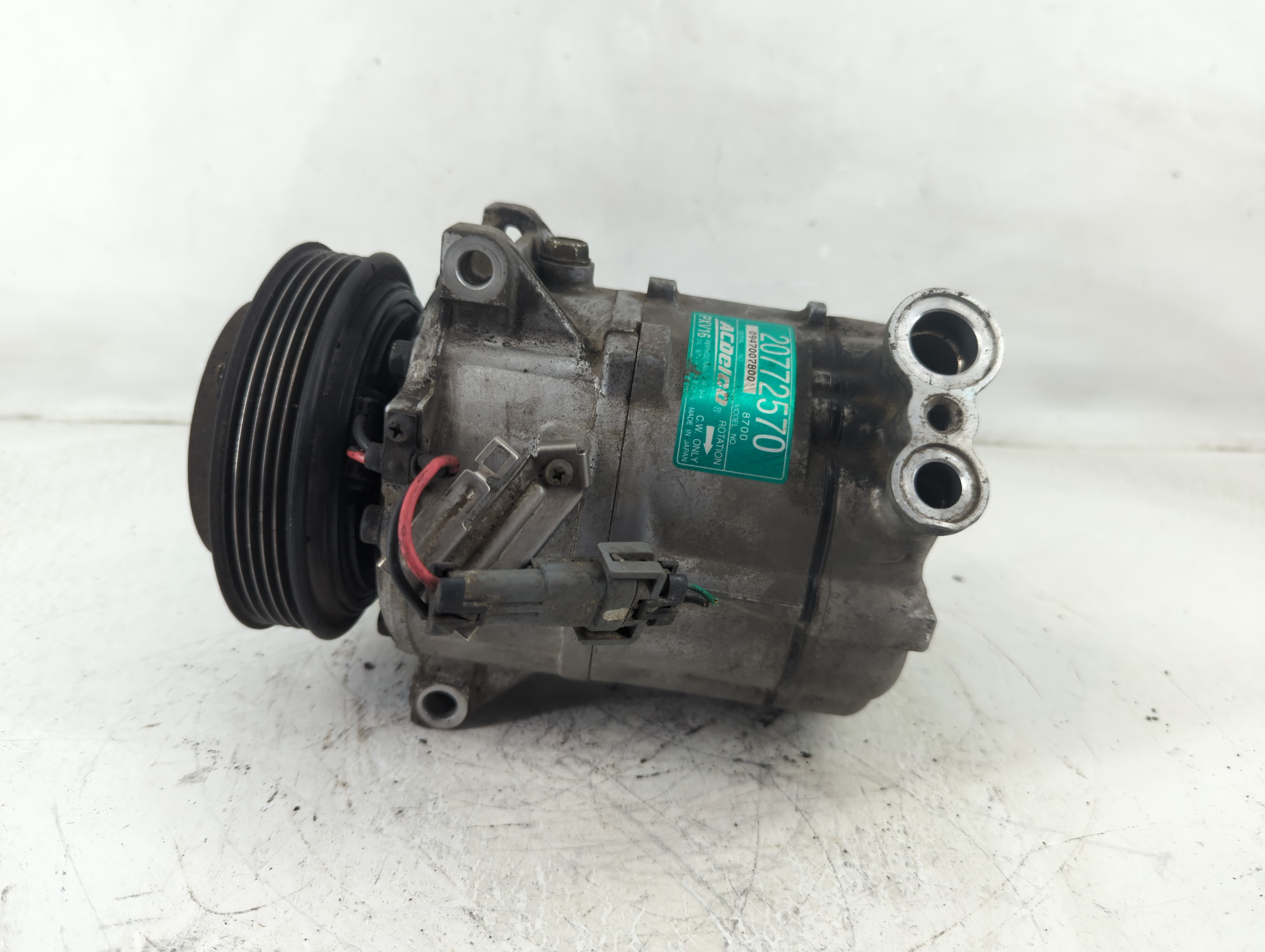 2007-2010 Chevrolet Cobalt Air Conditioning A/c Ac Compressor Oem 1190654 - Oemusedautoparts1.com