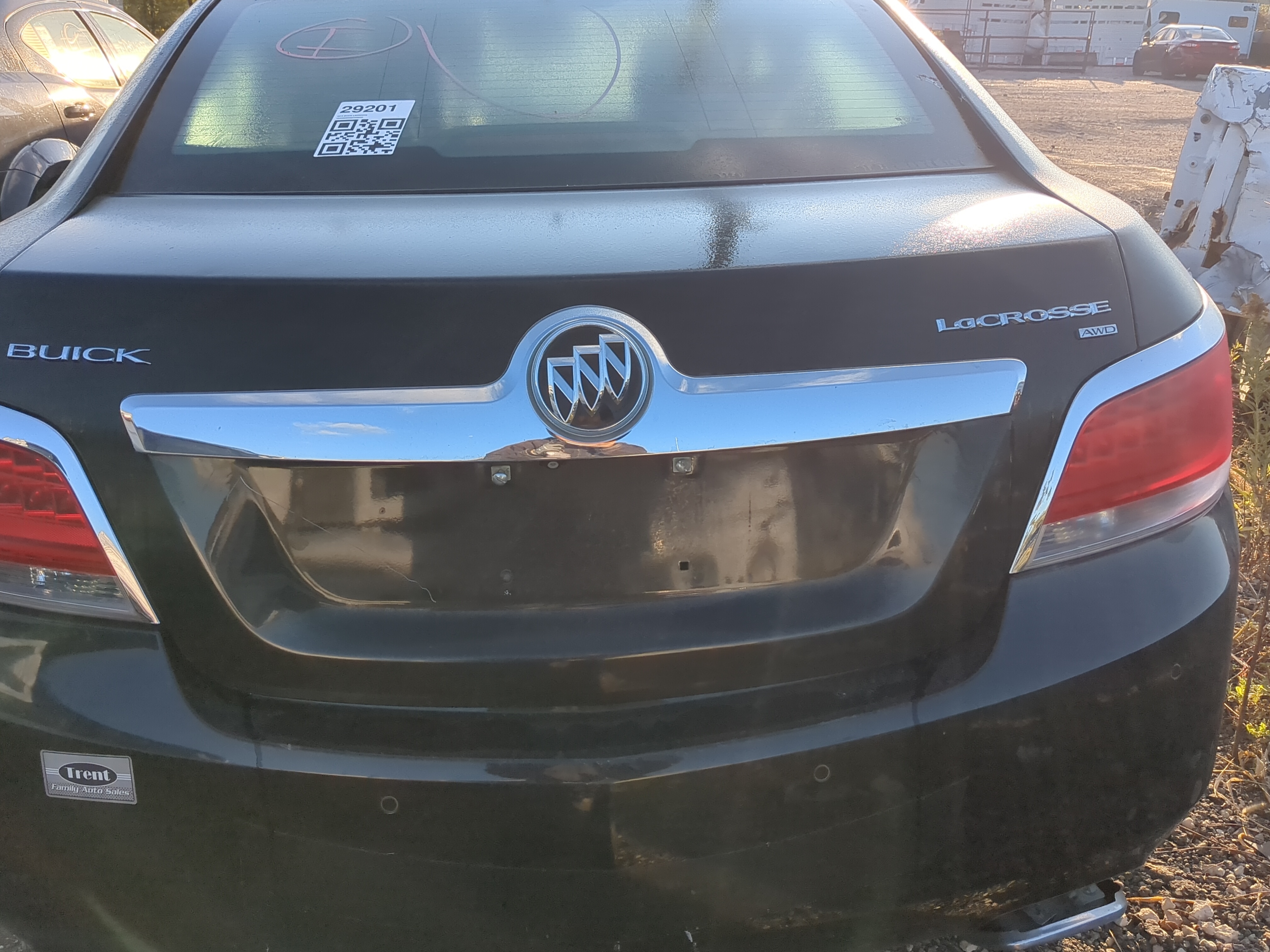 2010-2013 Buick Lacrosse Trunk/decklid/hatch/tailgate Oem 1191255 - Oemusedautoparts1.com