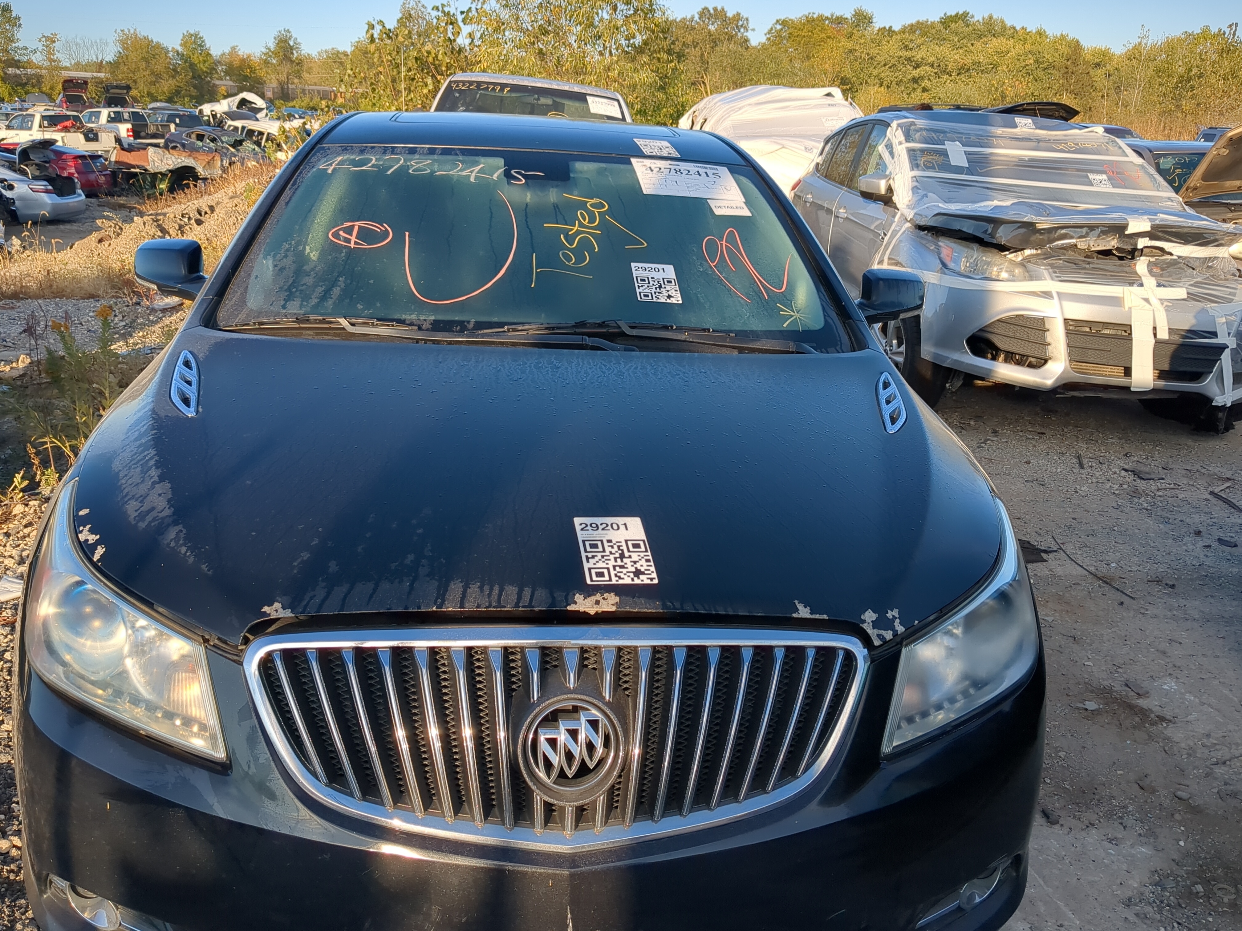 2010-2013 Buick Lacrosse Hood Oem 1191270 - Oemusedautoparts1.com