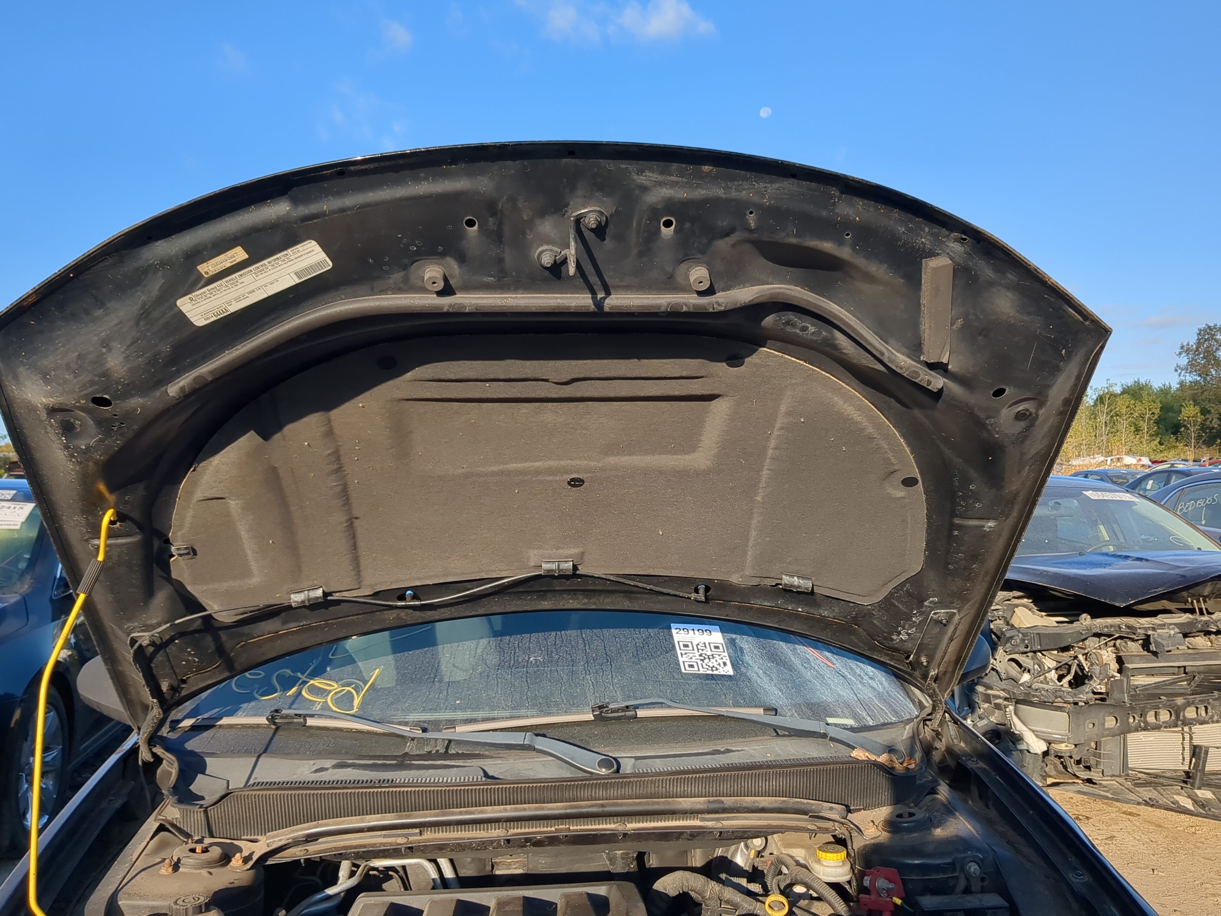 2008-2014 Dodge Avenger Hood Oem 1191473 - Oemusedautoparts1.com
