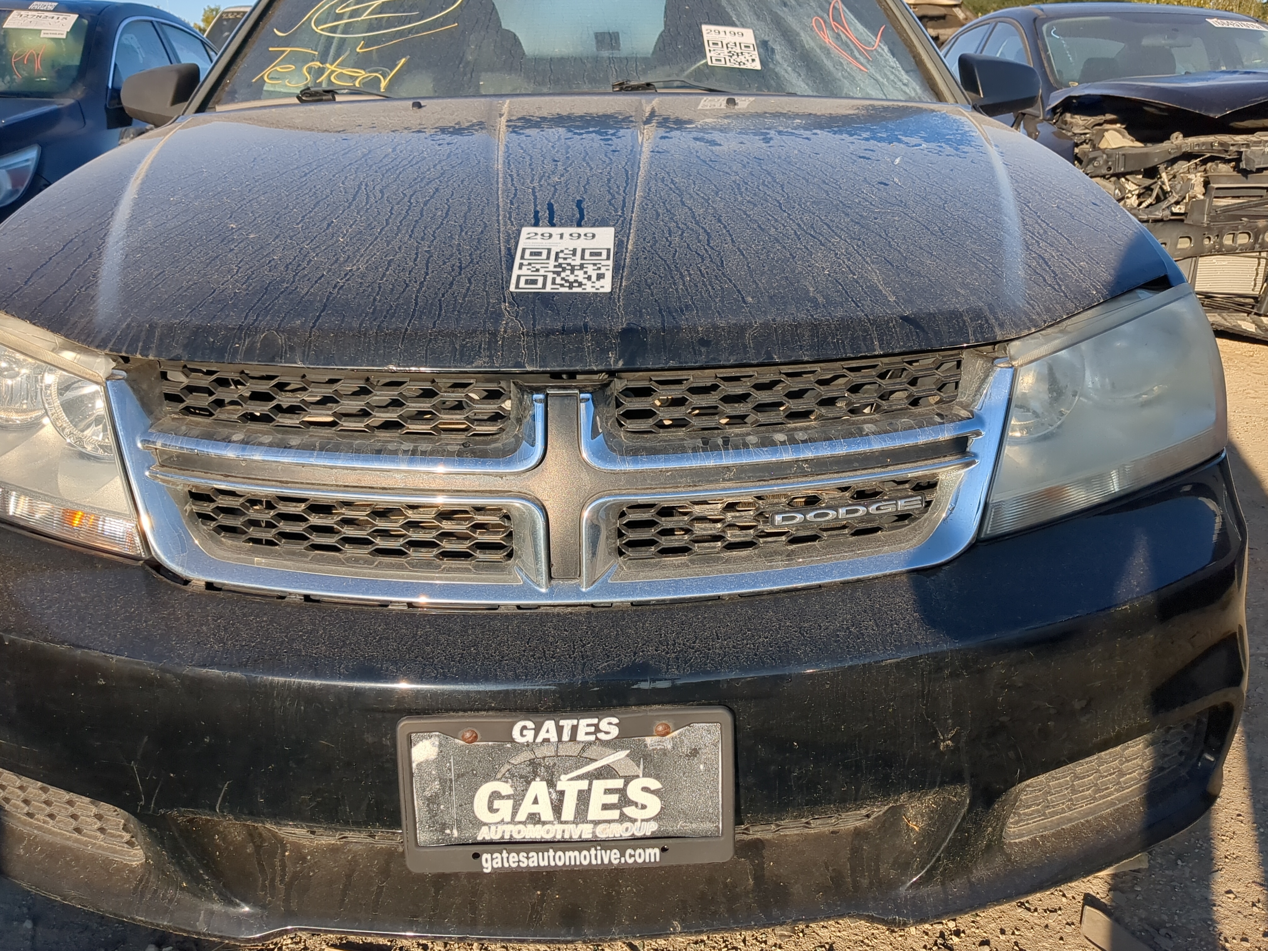 2011-2014 Dodge Avenger Front Grille Bumper Not Included 1191508 - Oemusedautoparts1.com