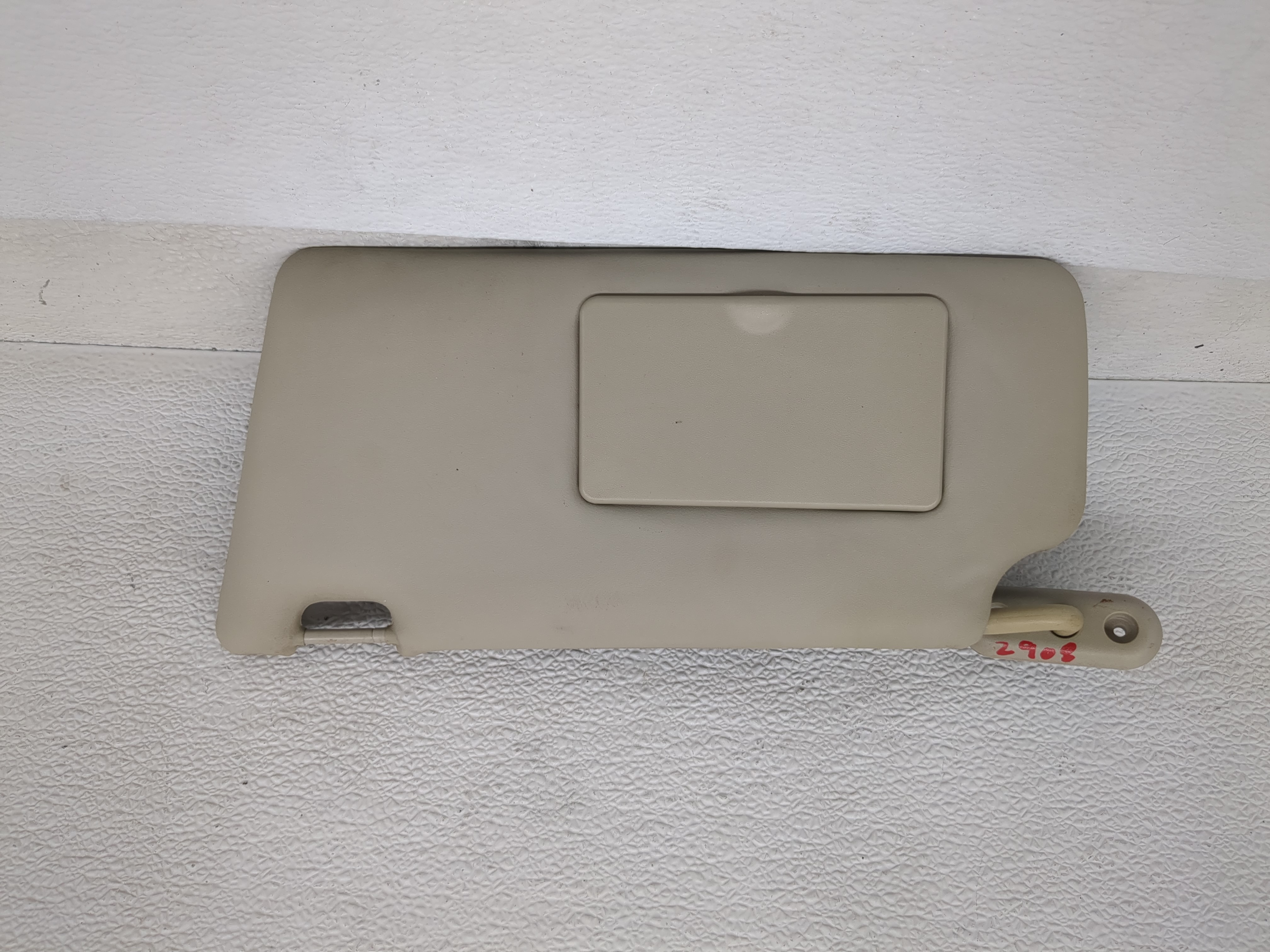 2008-2011 Ford Focus Driver Sun Visor Mirror Left Sunvisor Light Gray 1191771 - Oemusedautoparts1.com