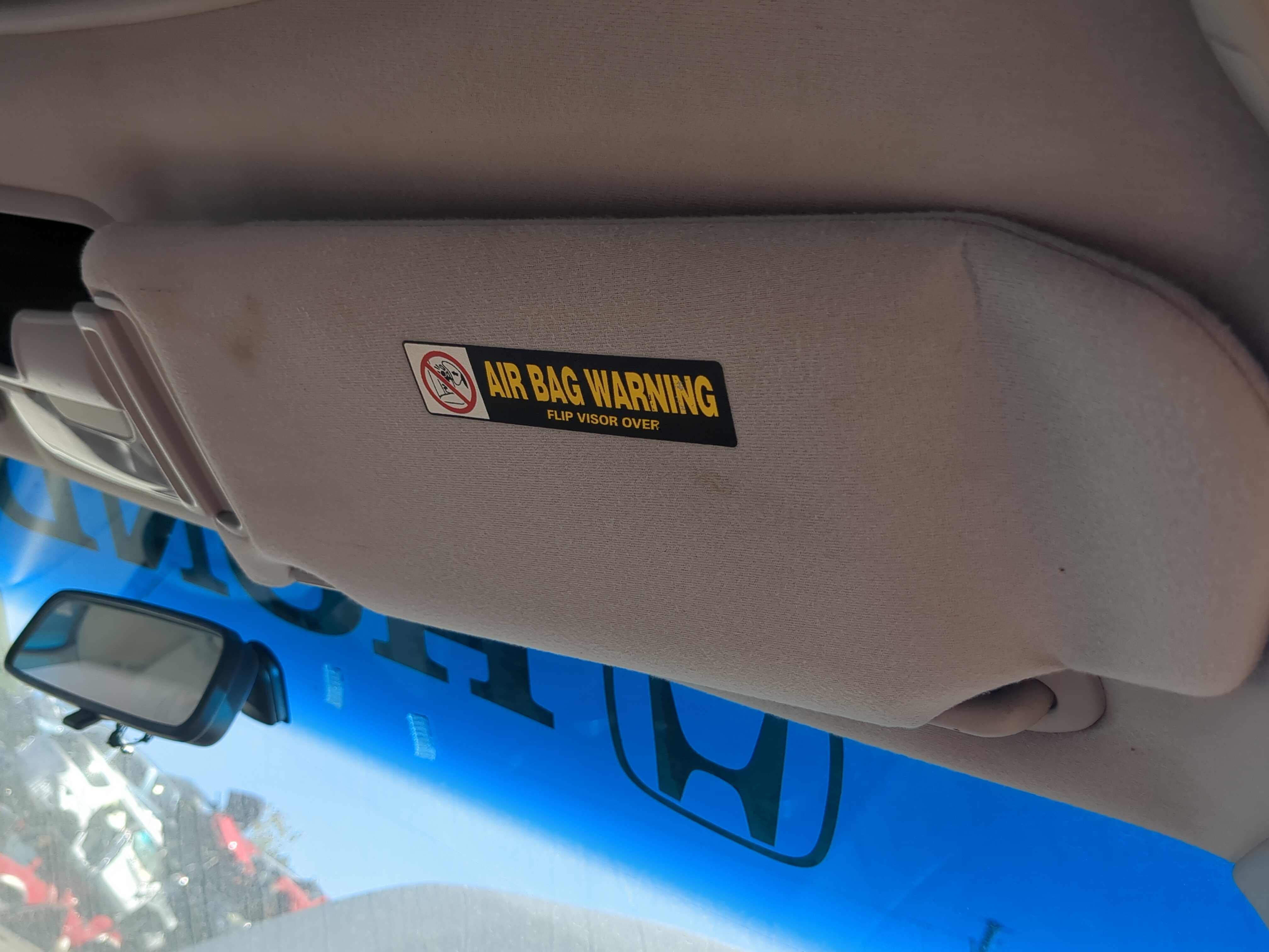 1998-2002 Honda Accord Passenger Sun Visor Mirror Right Sunvisor 1191888 - Oemusedautoparts1.com
