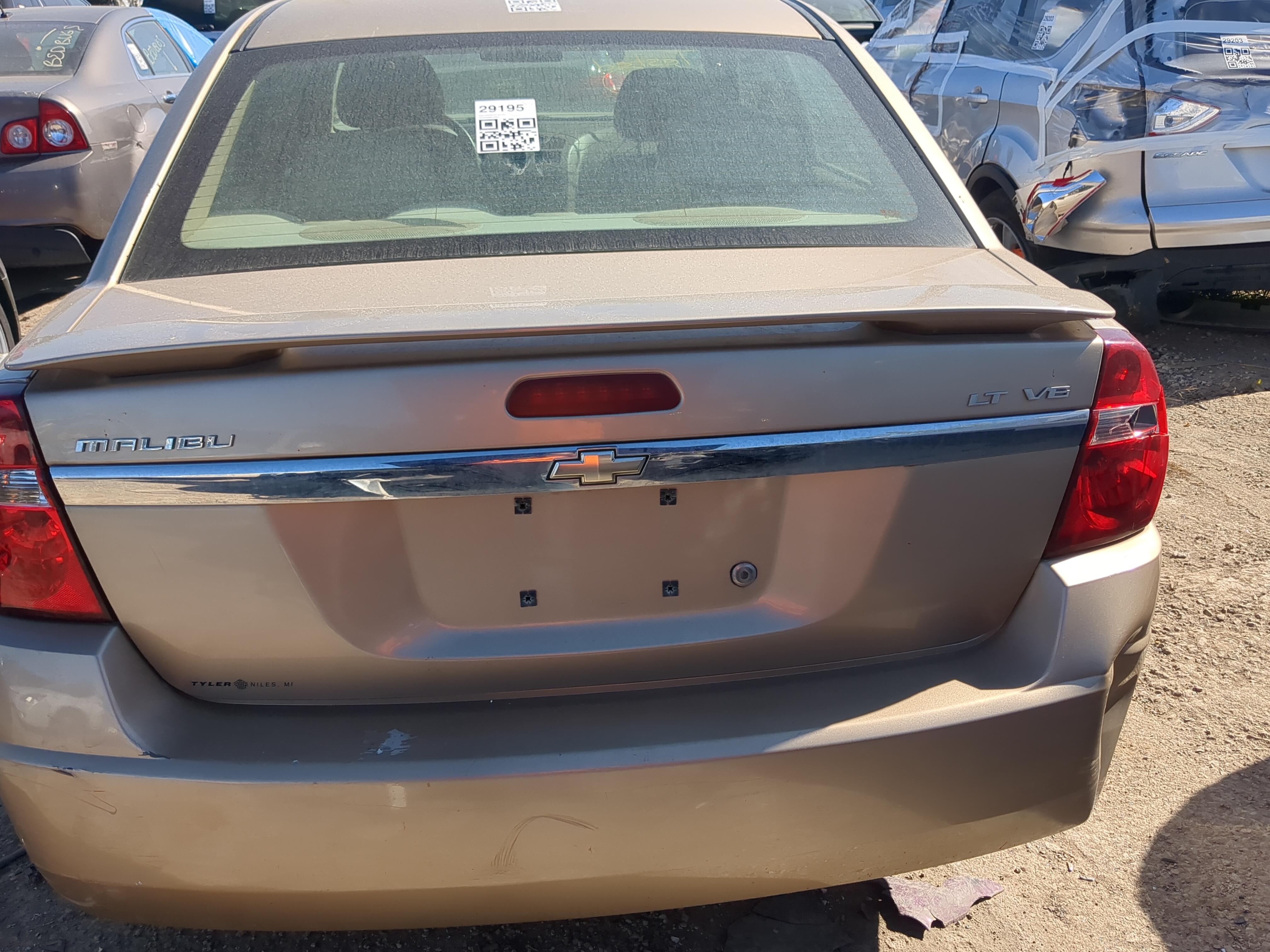 2004-2008 Chevrolet Malibu Trunk/decklid/hatch/tailgate Oem 1192074 - Oemusedautoparts1.com