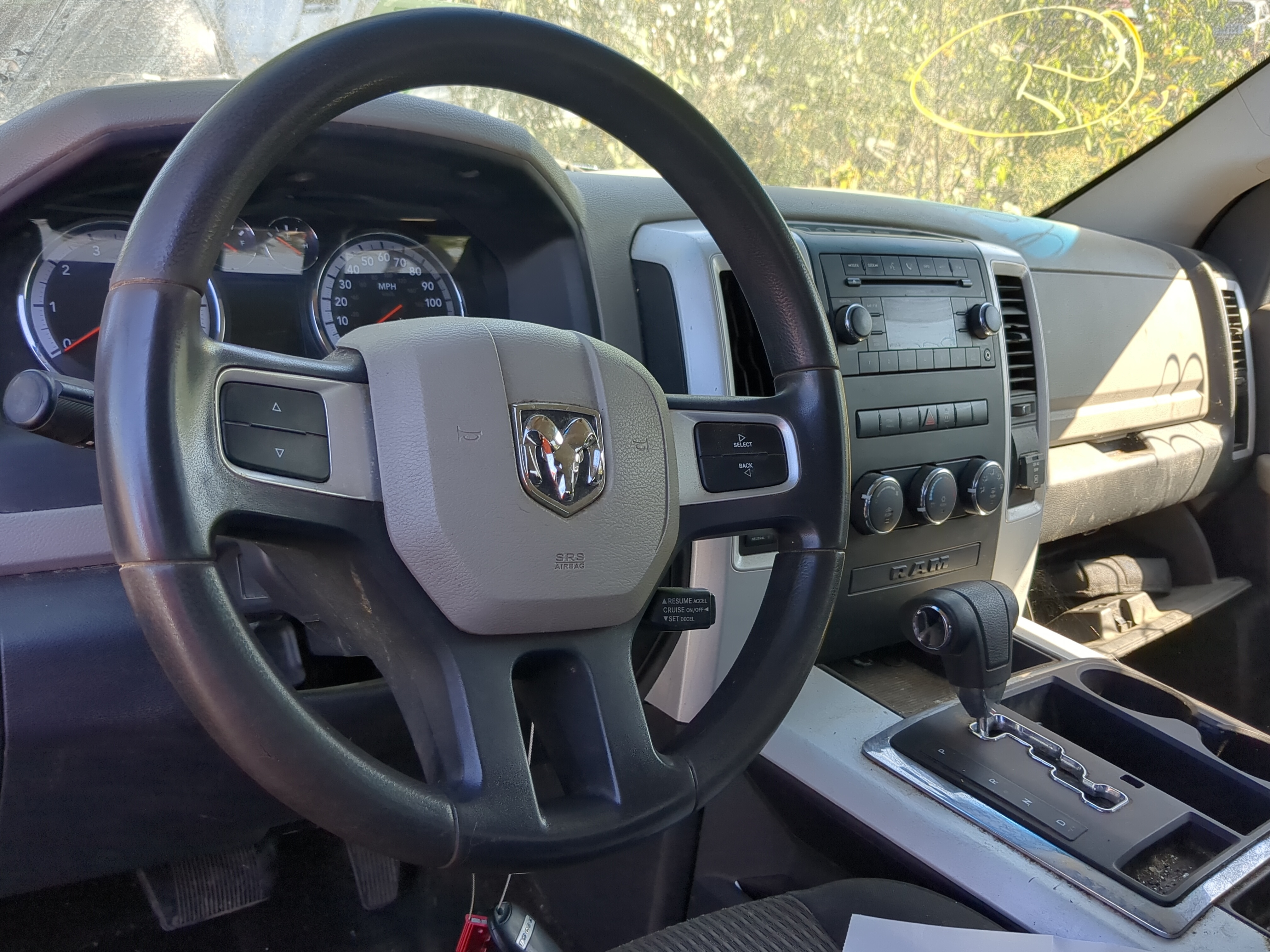 2009-2009 Dodge Ram 1500 Air Bag Driver Left Steering Wheel Mounted 1192308 - Oemusedautoparts1.com