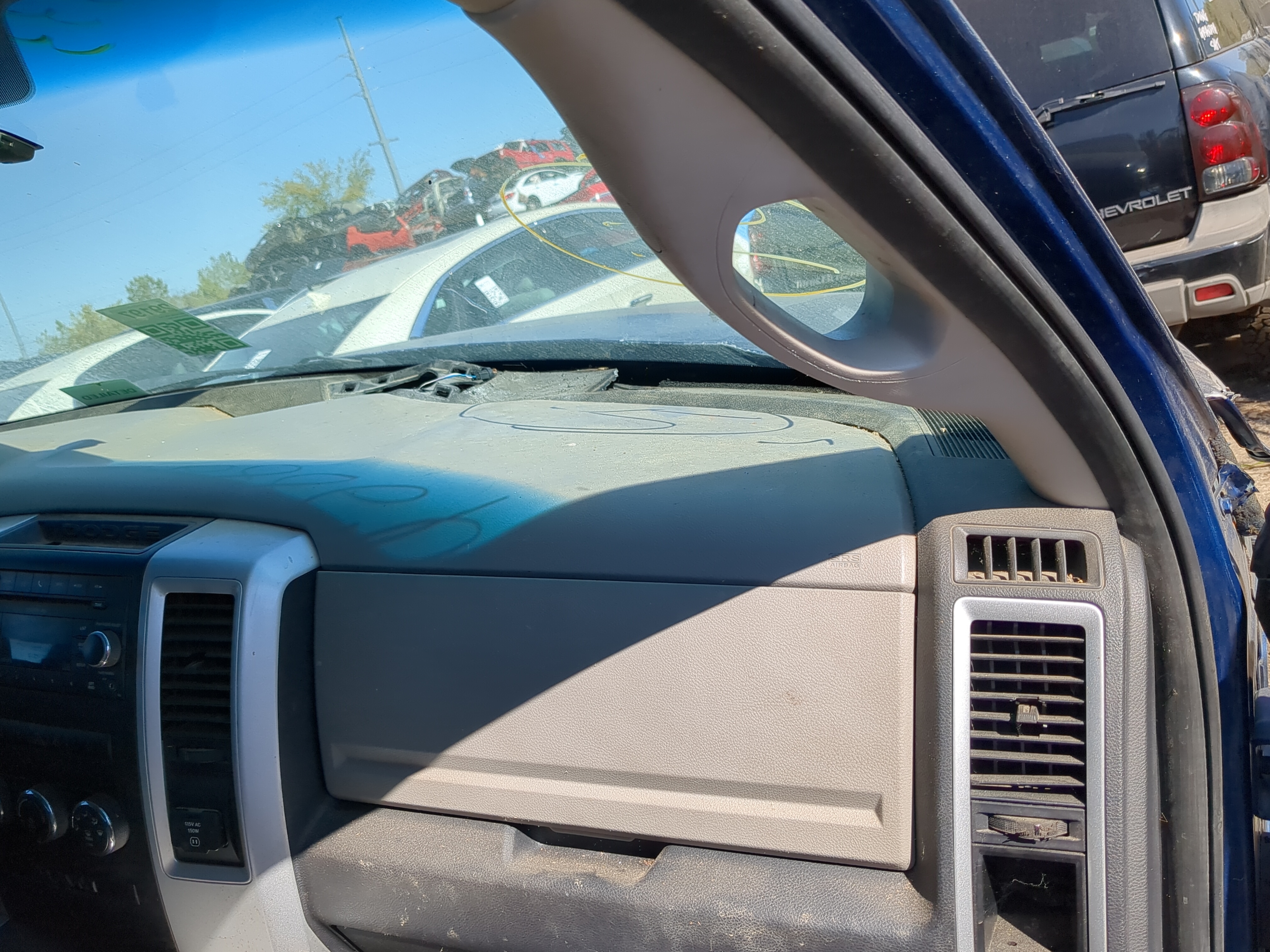 2009-2009 Dodge Ram 1500 Air Bag Passenger Right Dashboard Oem 1192310 - Oemusedautoparts1.com