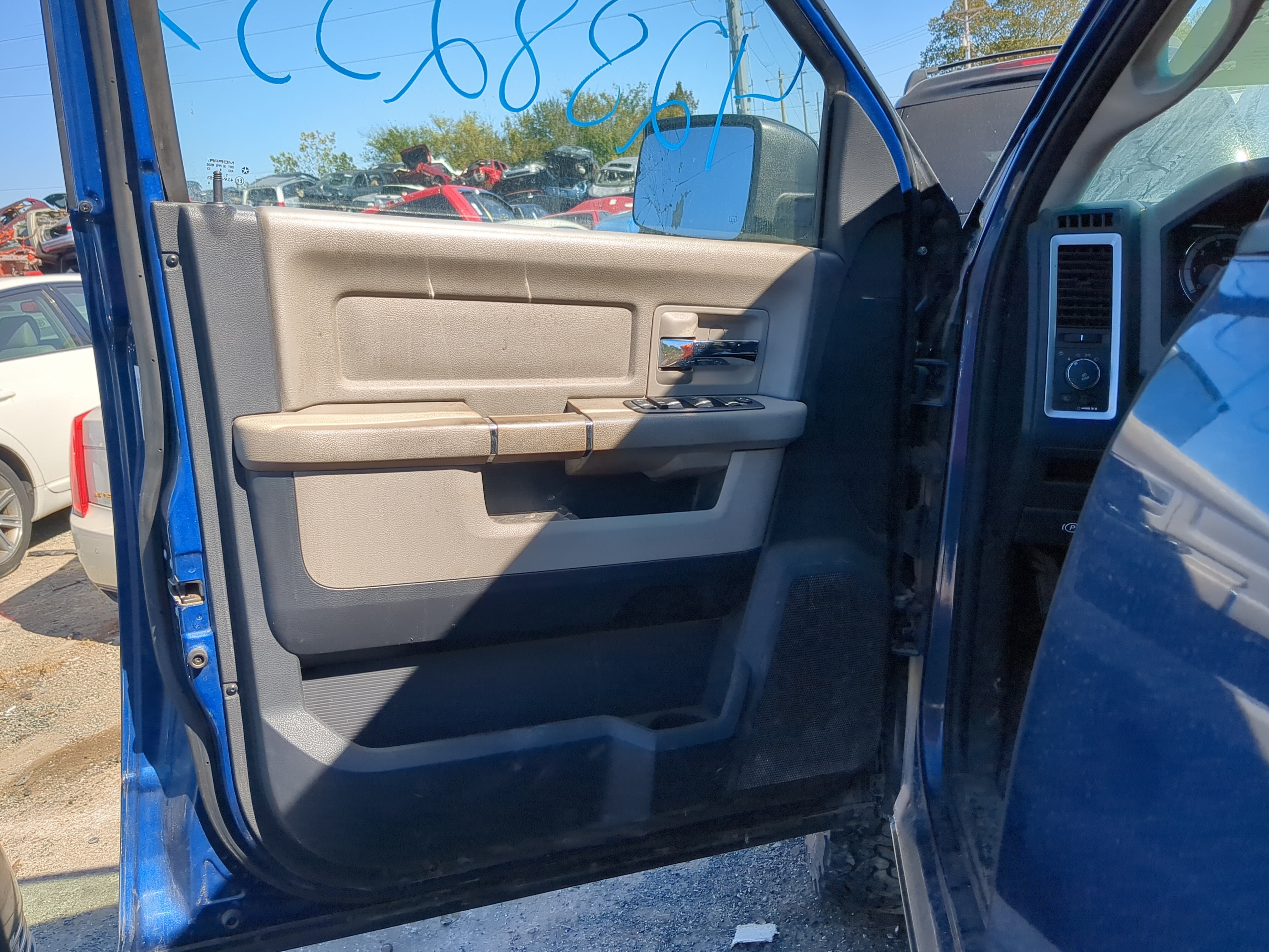 Picture of 2009 Dodge Ram 1500 Front Left Driver Interior Door Panel Trim 1192346
